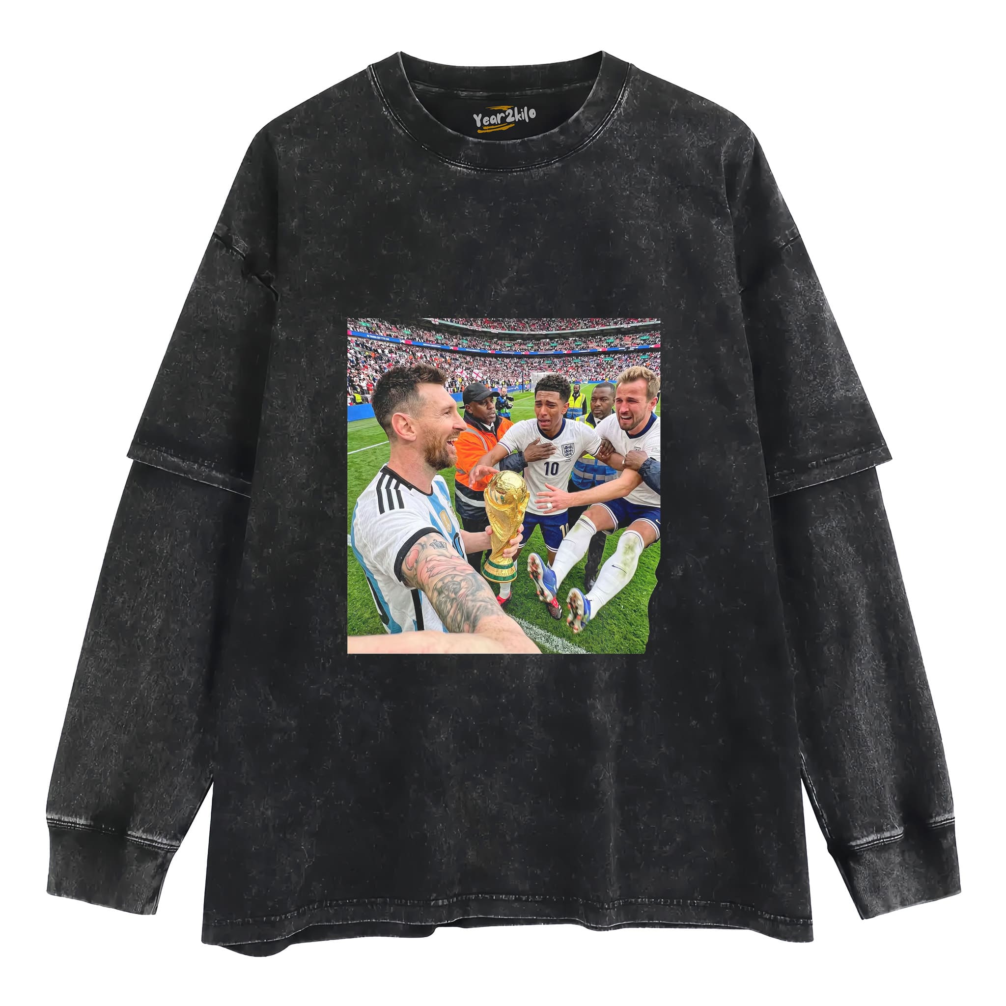 BELLINGHAM, KANE & MESSI WORLD CUP FUNNY TANK TOP & TEE & LONG SLEEVE & LAYERED LS & HOODIE