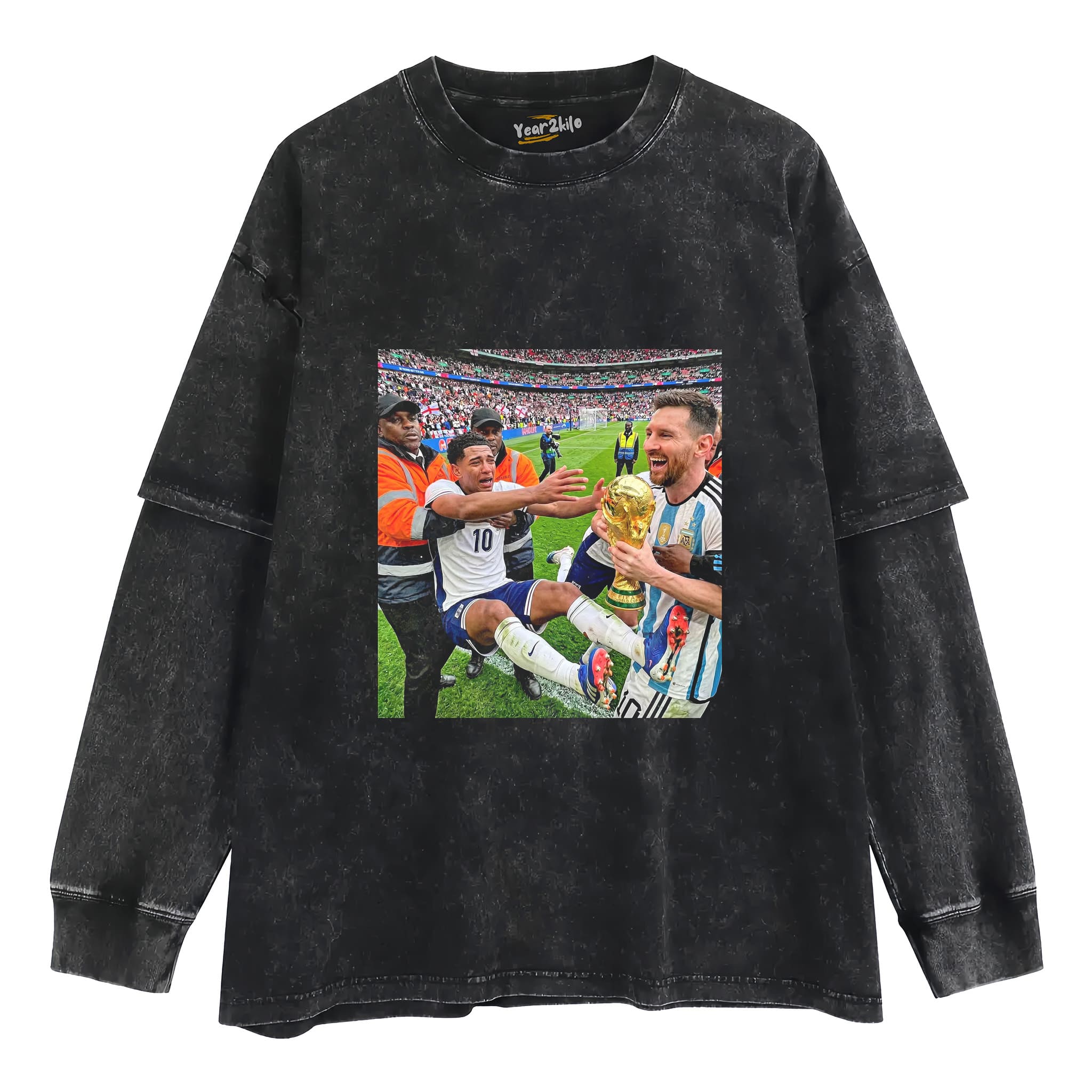 BELLINGHAM & MESSI WORLD CUP FUNNY TANK TOP & TEE & LONG SLEEVE & LAYERED LS & HOODIE