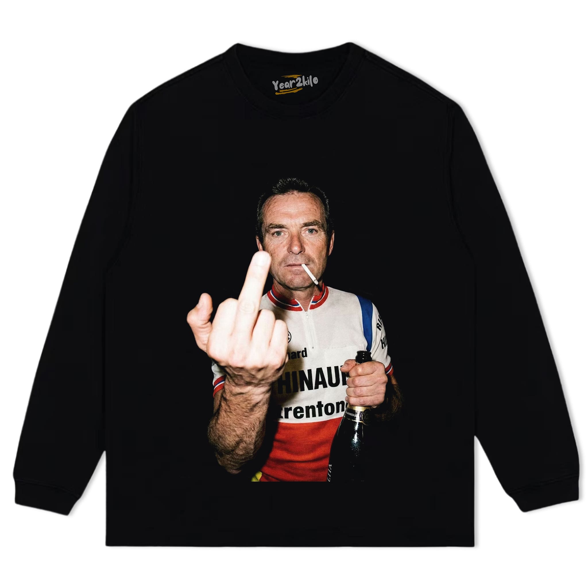 BERNARD HINAULT LEGEND TOUR DE FRANCE TANK TOP & TEE & LONG SLEEVE & LAYERED LS & HOODIE