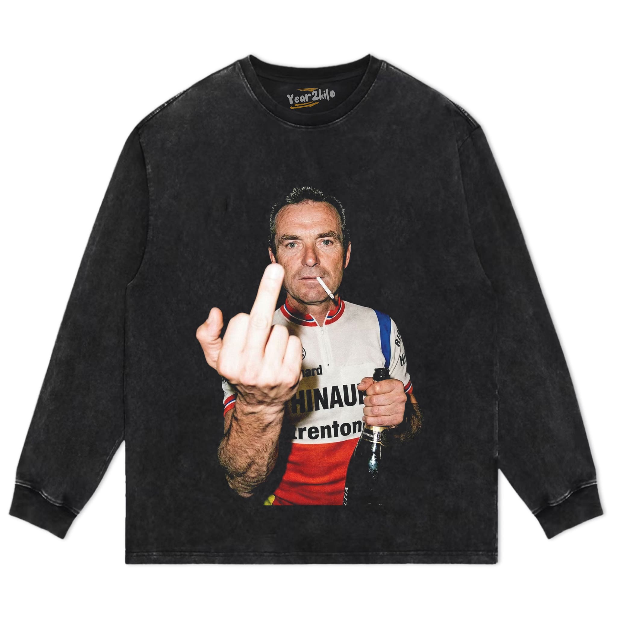 BERNARD HINAULT LEGEND TOUR DE FRANCE TANK TOP & TEE & LONG SLEEVE & LAYERED LS & HOODIE