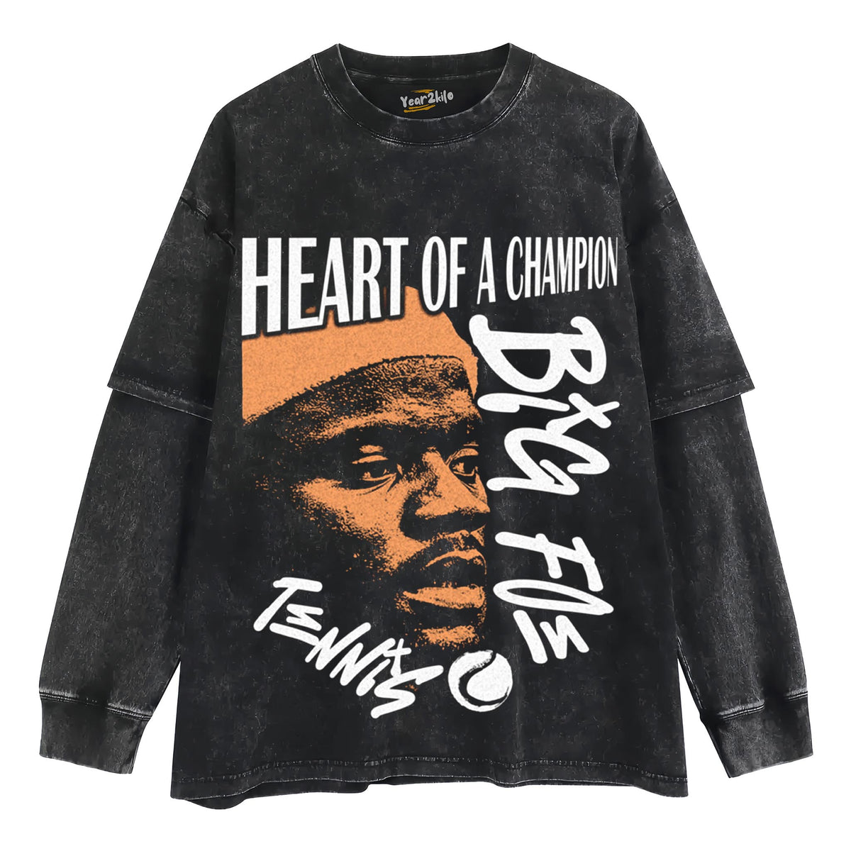 BIG FOE - HEART OF A CHAMPION TANK TOP & TEE & LONG SLEEVE & LAYERED LS & HOODIE