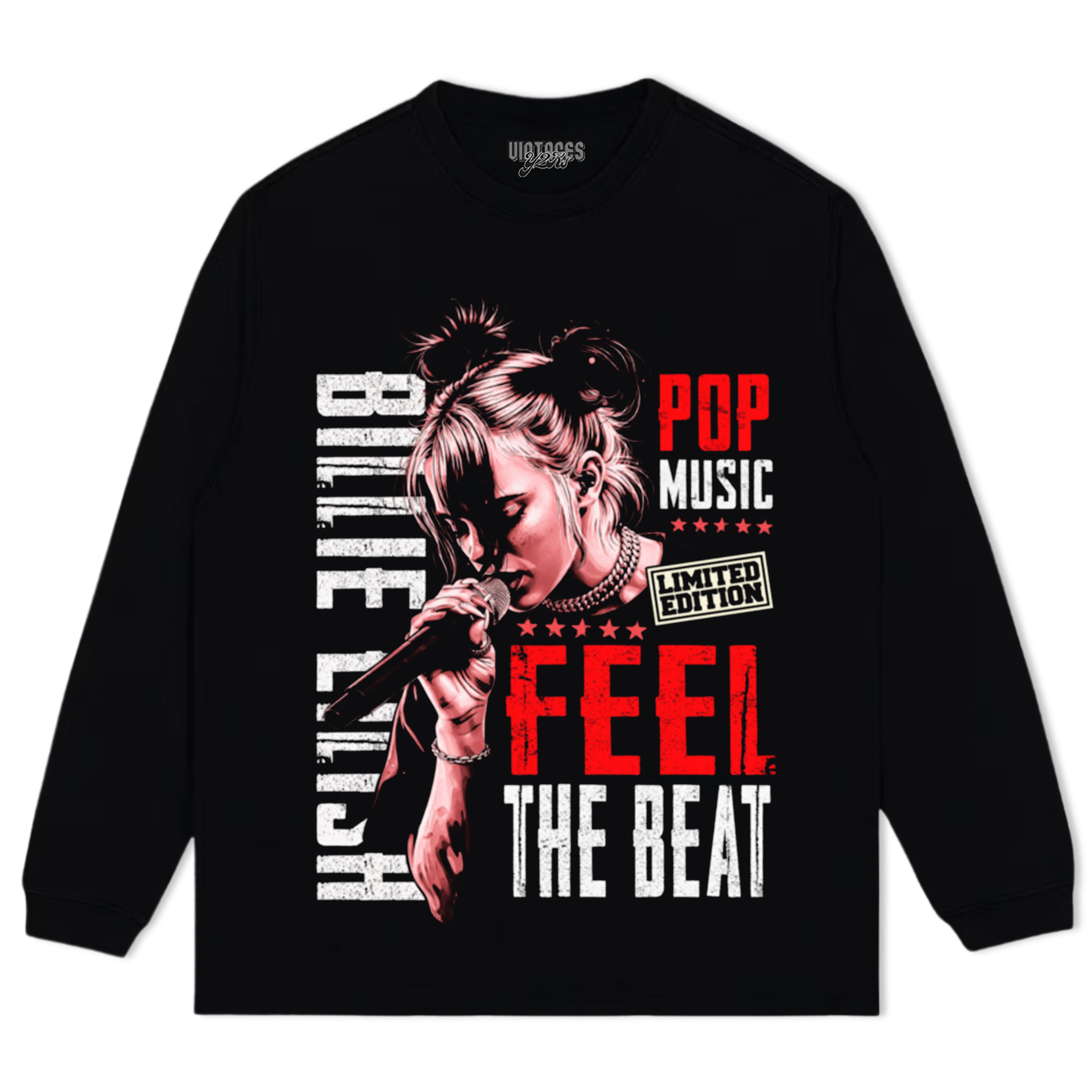 BILLIE EILISH VINTAGE V4 TEE & LS & HOODIE