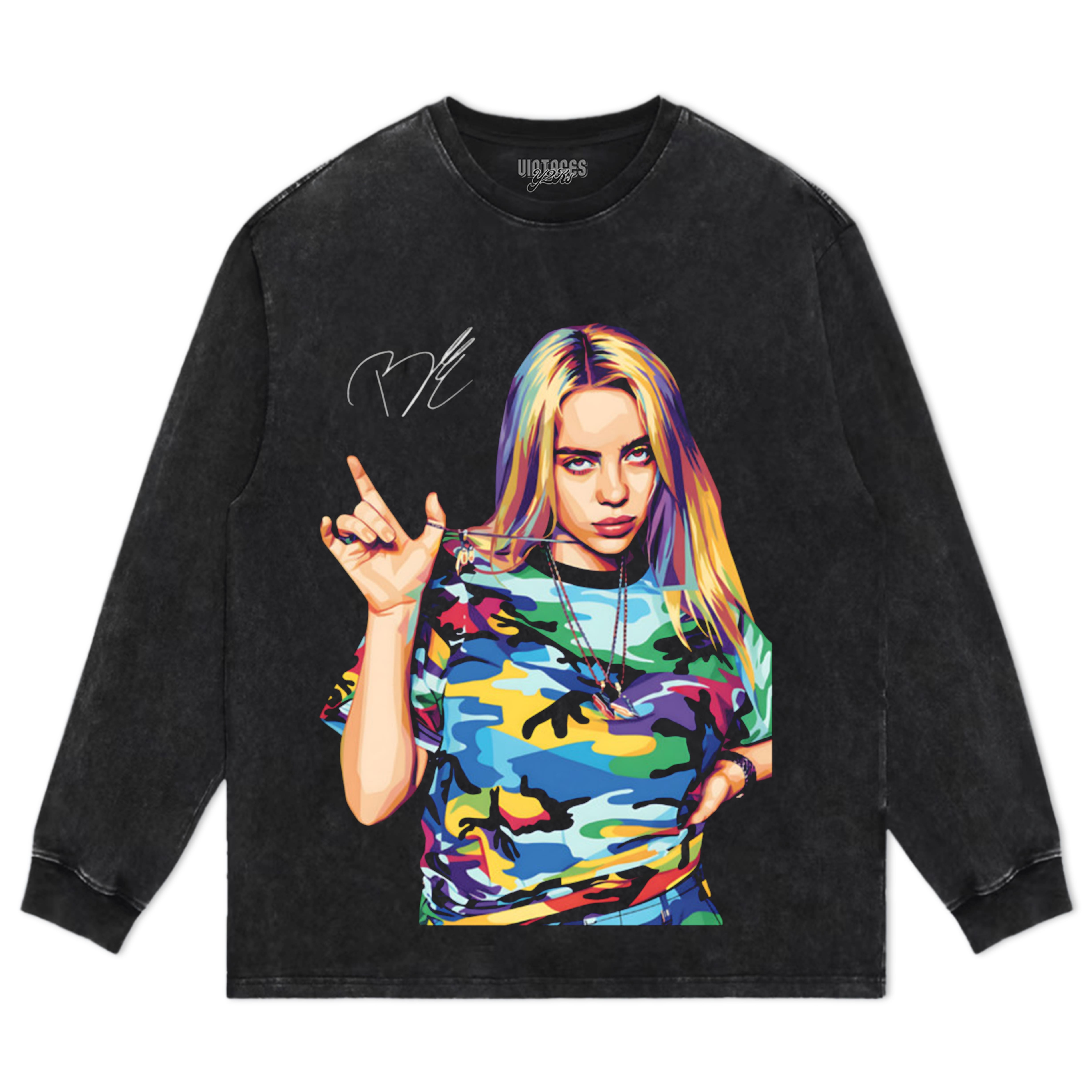 BILLIE EILISH VINTAGE V6 TEE & LS & HOODIE