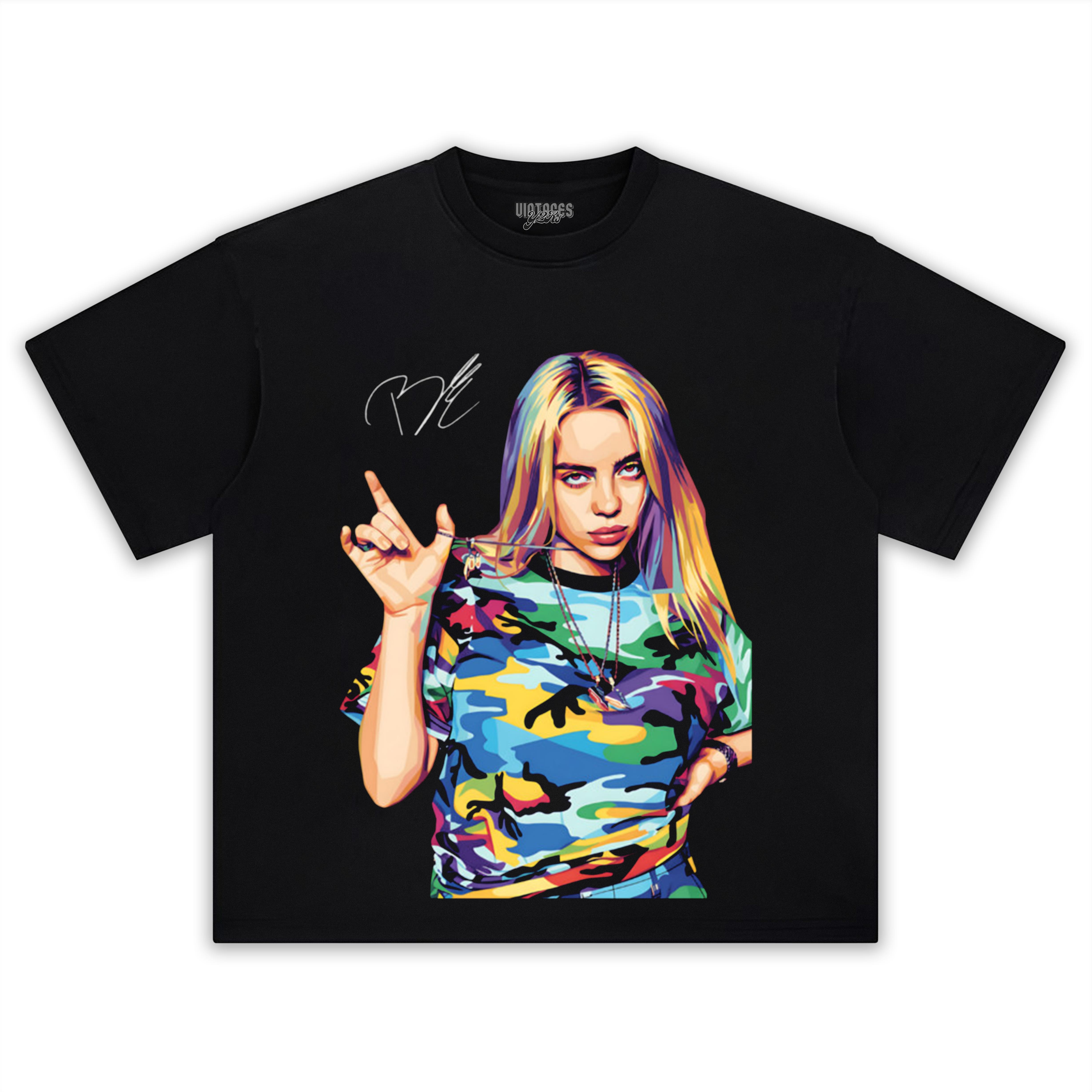 BILLIE EILISH VINTAGE V6 TEE & LS & HOODIE