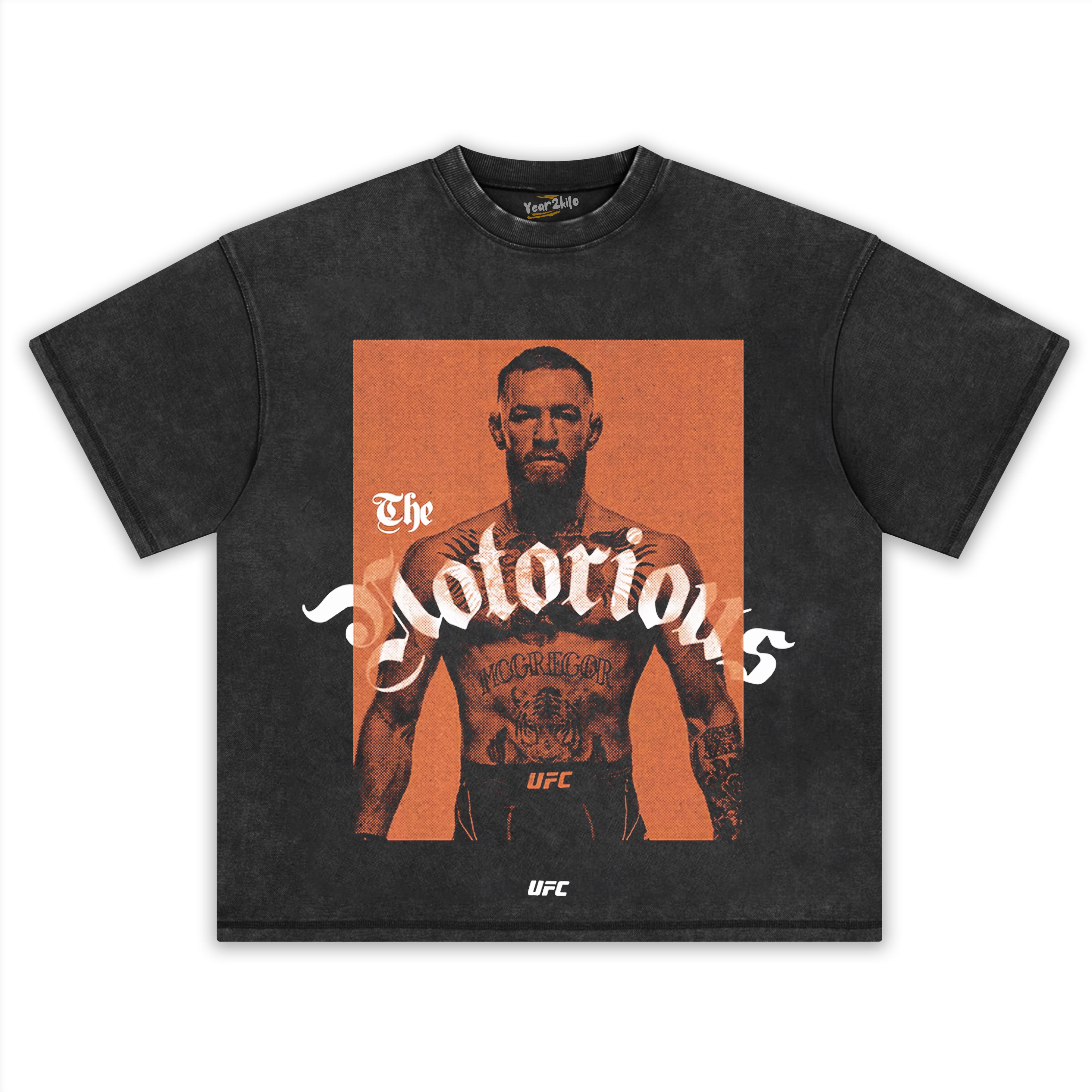 BLACK CONOR MCGREGOR STAMP PROFILE TANK TOP & TEE & LONG SLEEVE & LAYERED LS & HOODIE