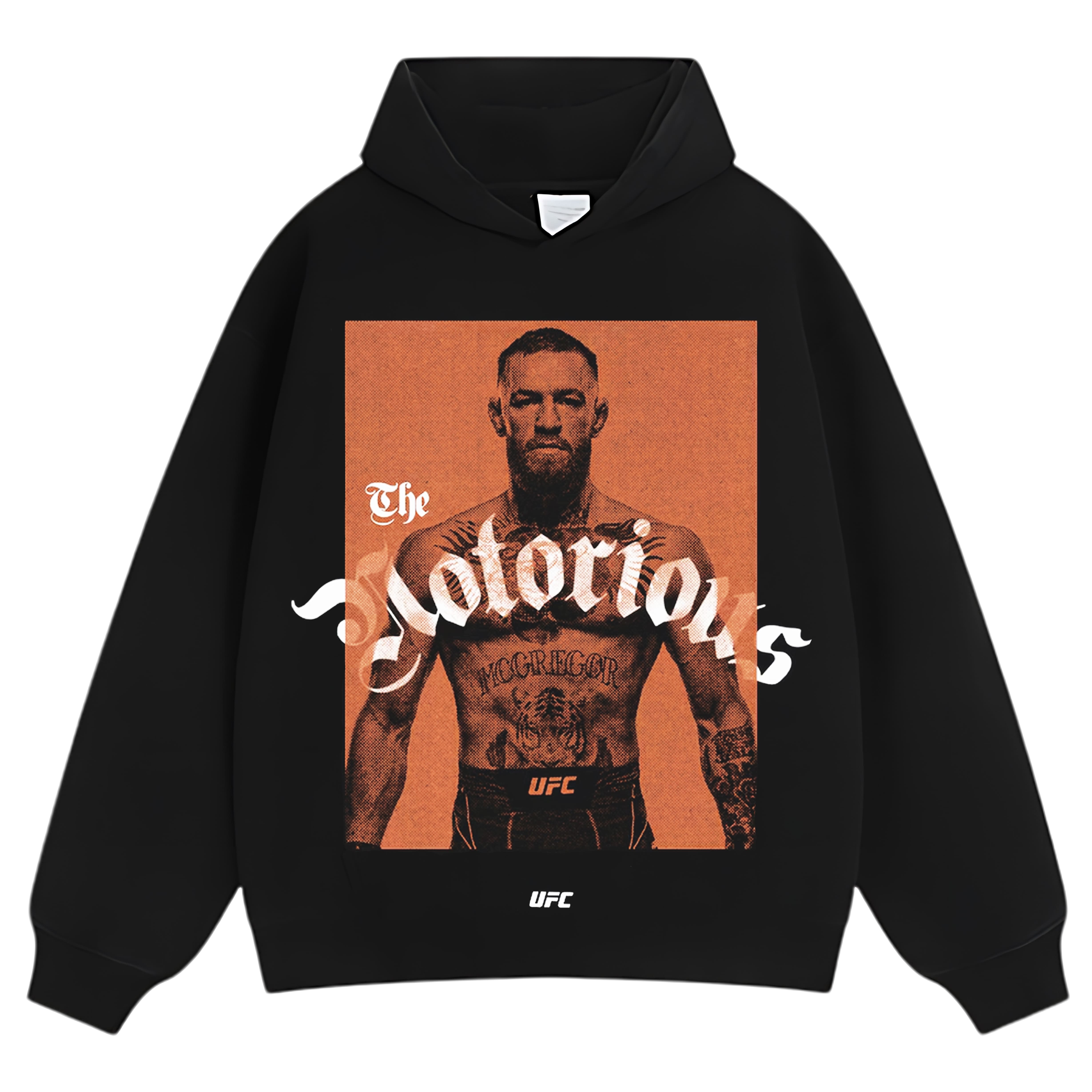 BLACK CONOR MCGREGOR STAMP PROFILE TANK TOP & TEE & LONG SLEEVE & LAYERED LS & HOODIE