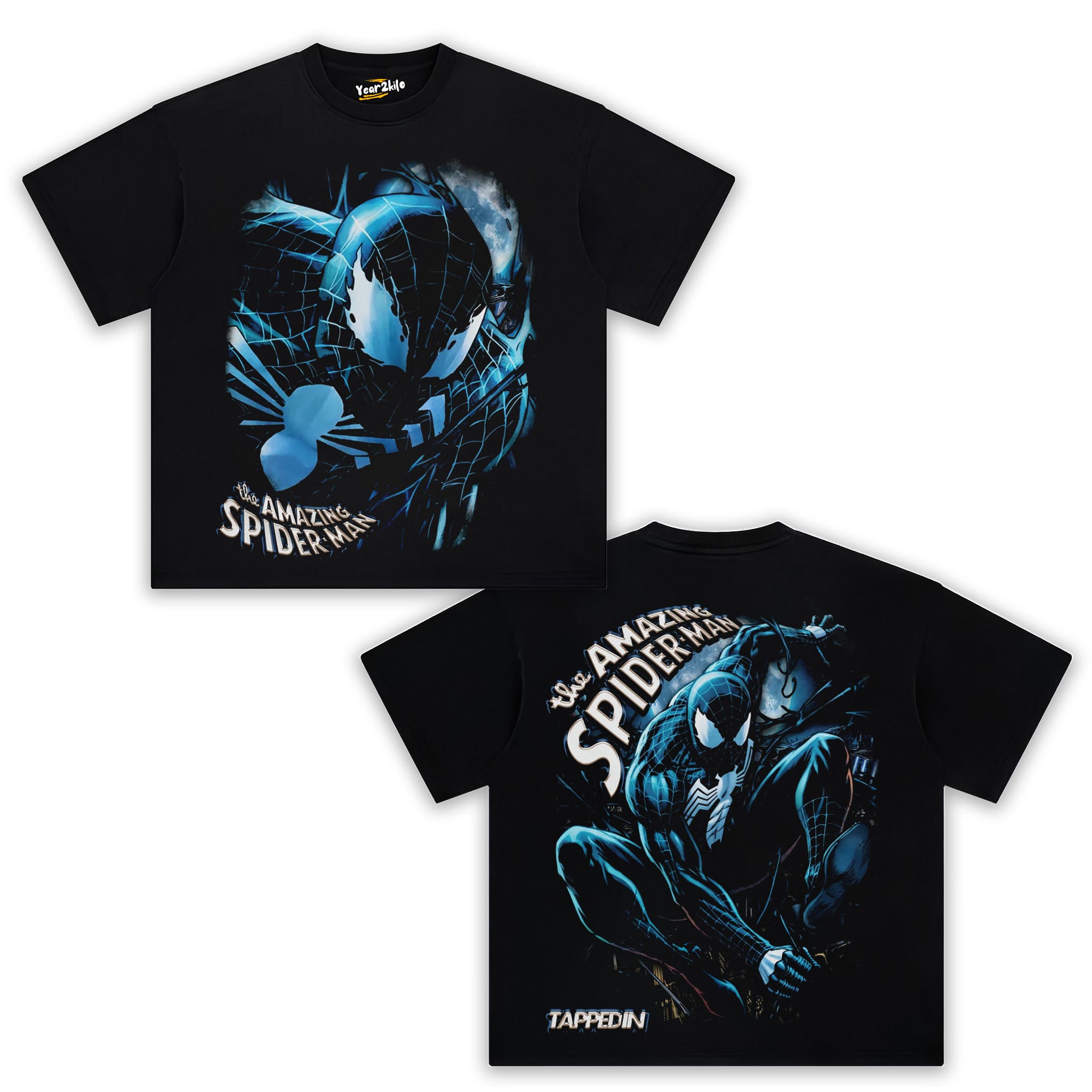 BLACK SUIT SPIDEY TANK TOP & TEE