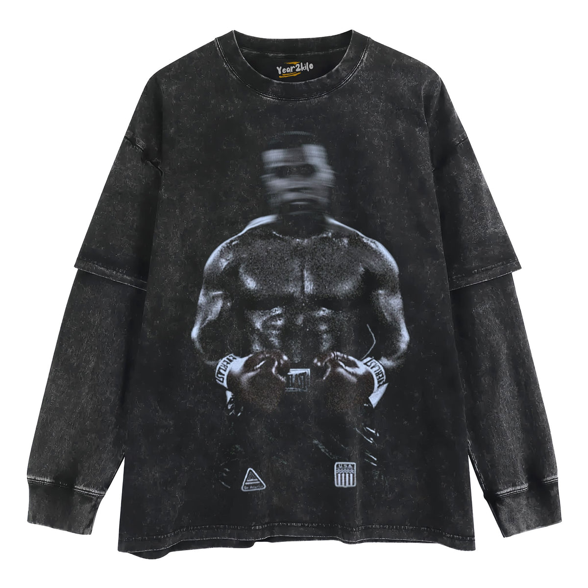 BLURRED FACE MIKE TYSON TANK TOP & TEE & LONG SLEEVE & LAYERED LS & HOODIE