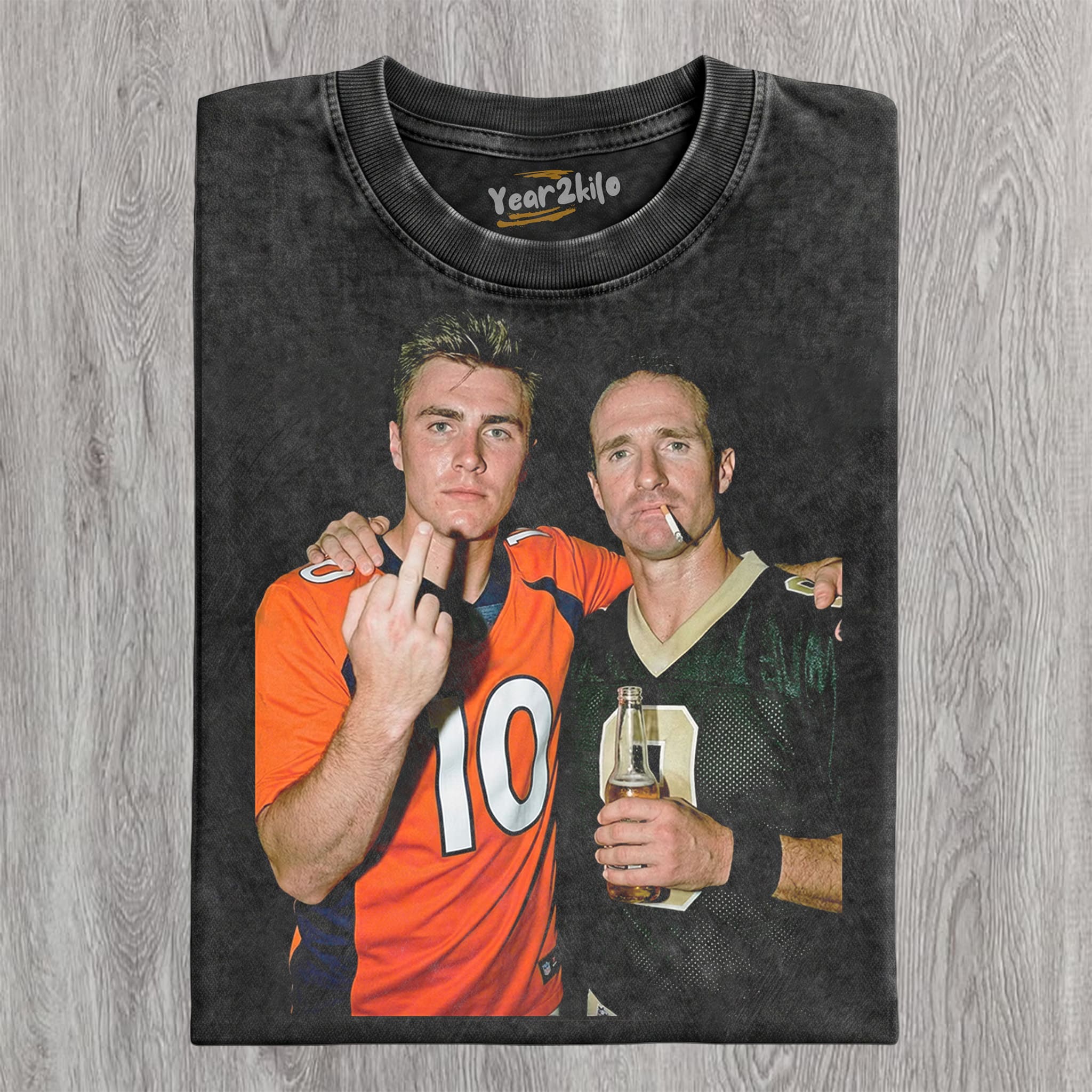 BO NIX & DREW BREES FOOTBALL TANK TOP & TEE & LONG SLEEVE & LAYERED LS & HOODIE