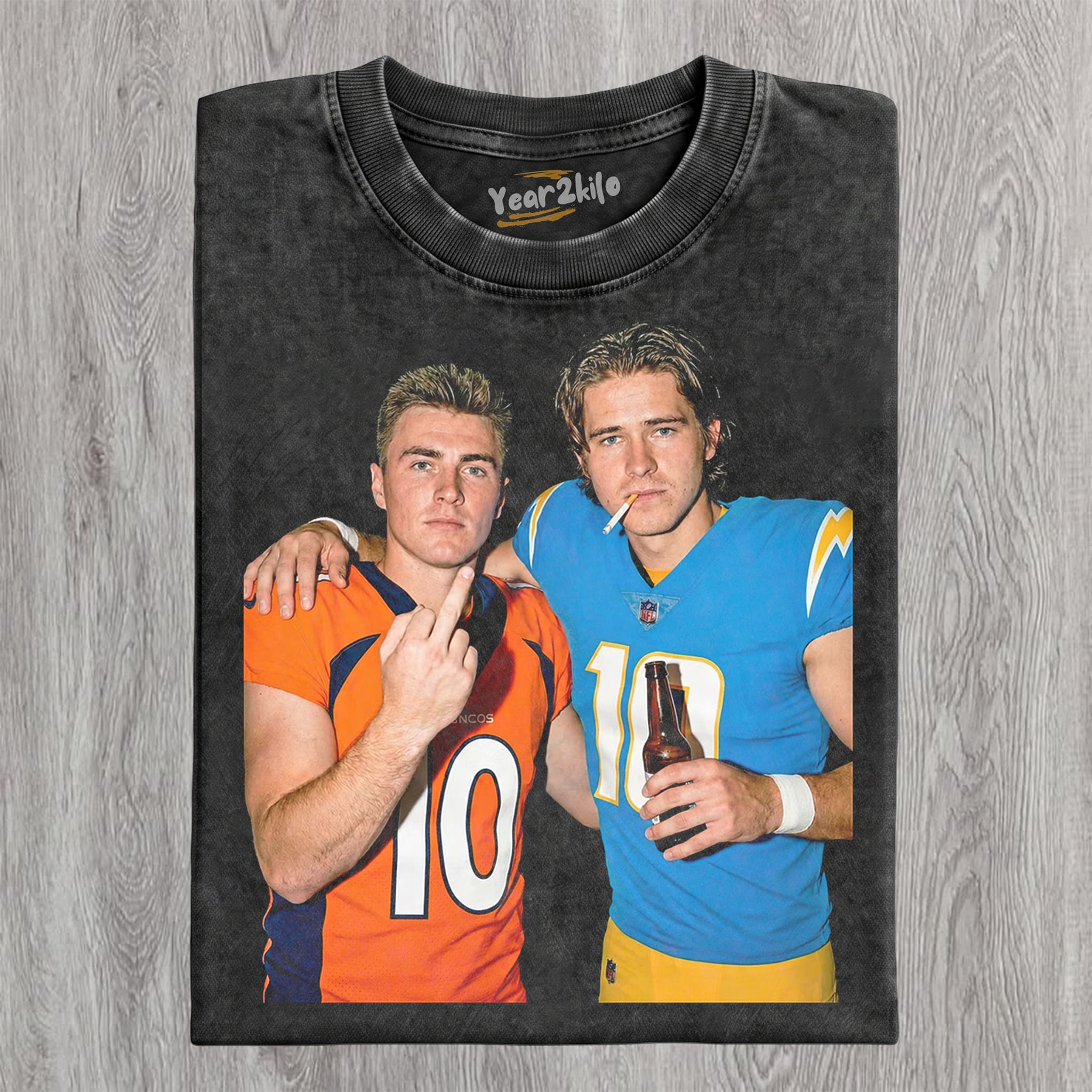 BO NIX & JUSTIN HERBERT FOOTBALL TANK TOP & TEE & LONG SLEEVE & LAYERED LS & HOODIE