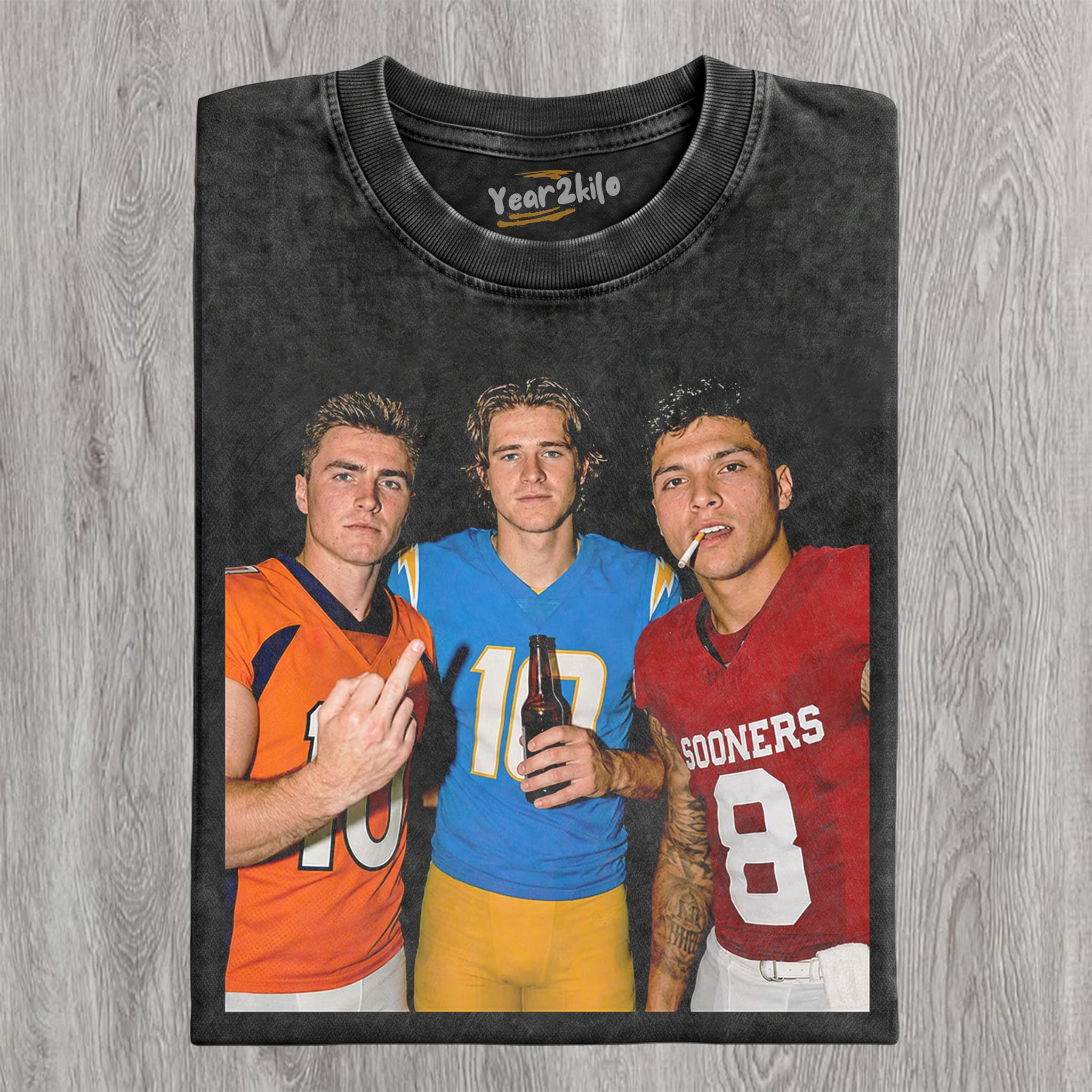 BO NIX & JUSTIN HERBERT & DILLON GABRIEL FOOTBALL TANK TOP & TEE & LONG SLEEVE & LAYERED LS & HOODIE