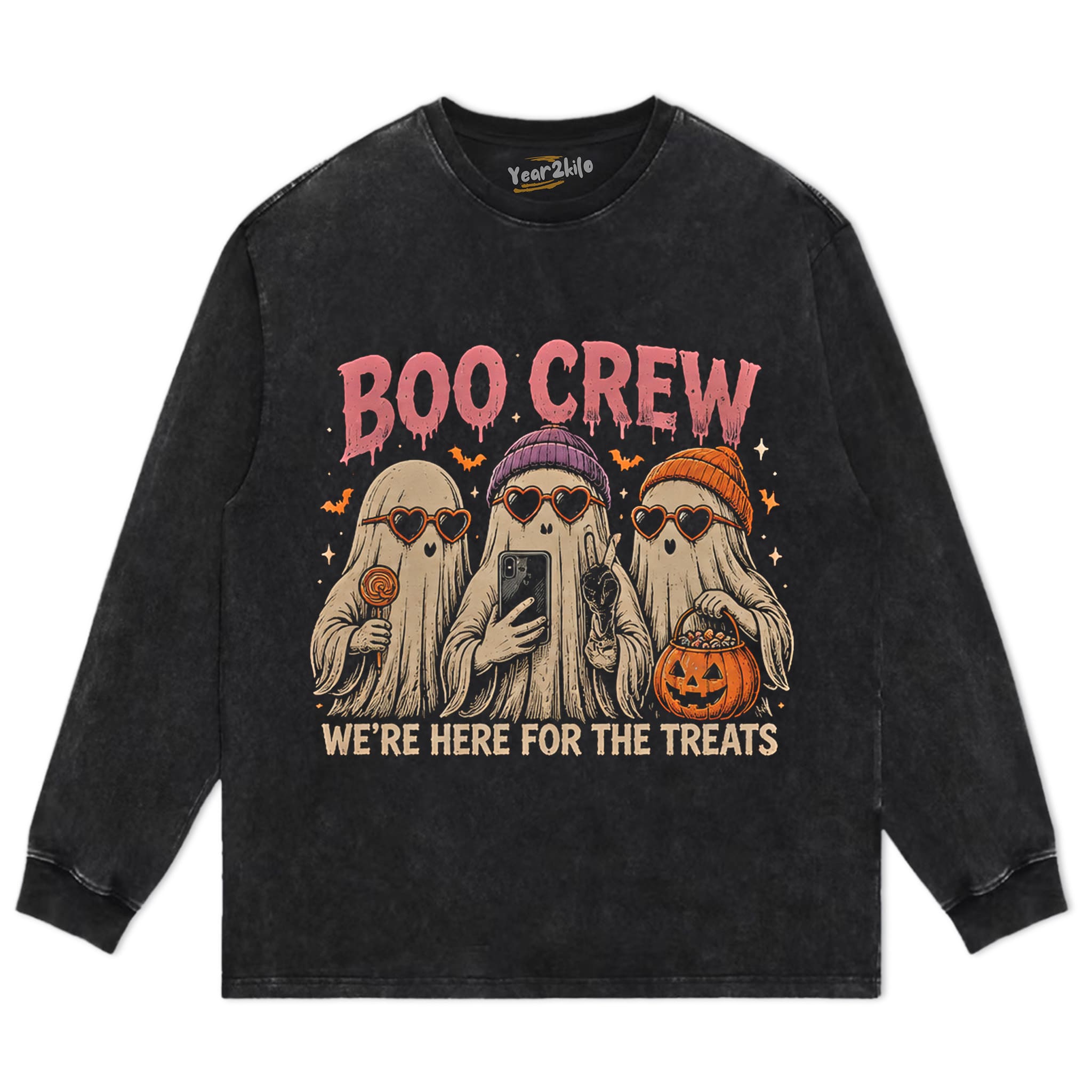 BOO CREW TANK TOP & TEE & LONG SLEEVE & LAYERED LS & HOODIE