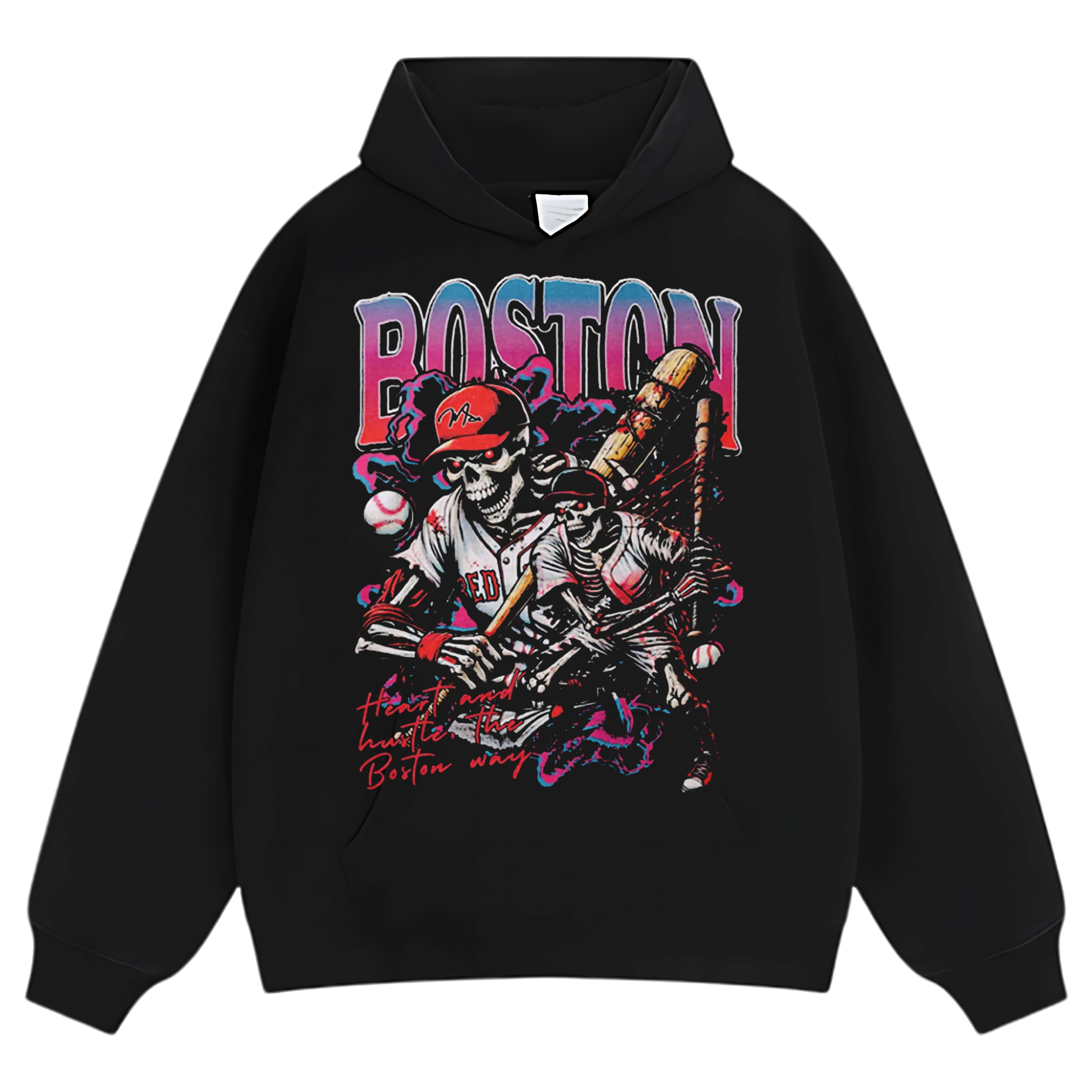 BOSTON BASEBALL TEE & LS & HOODIE