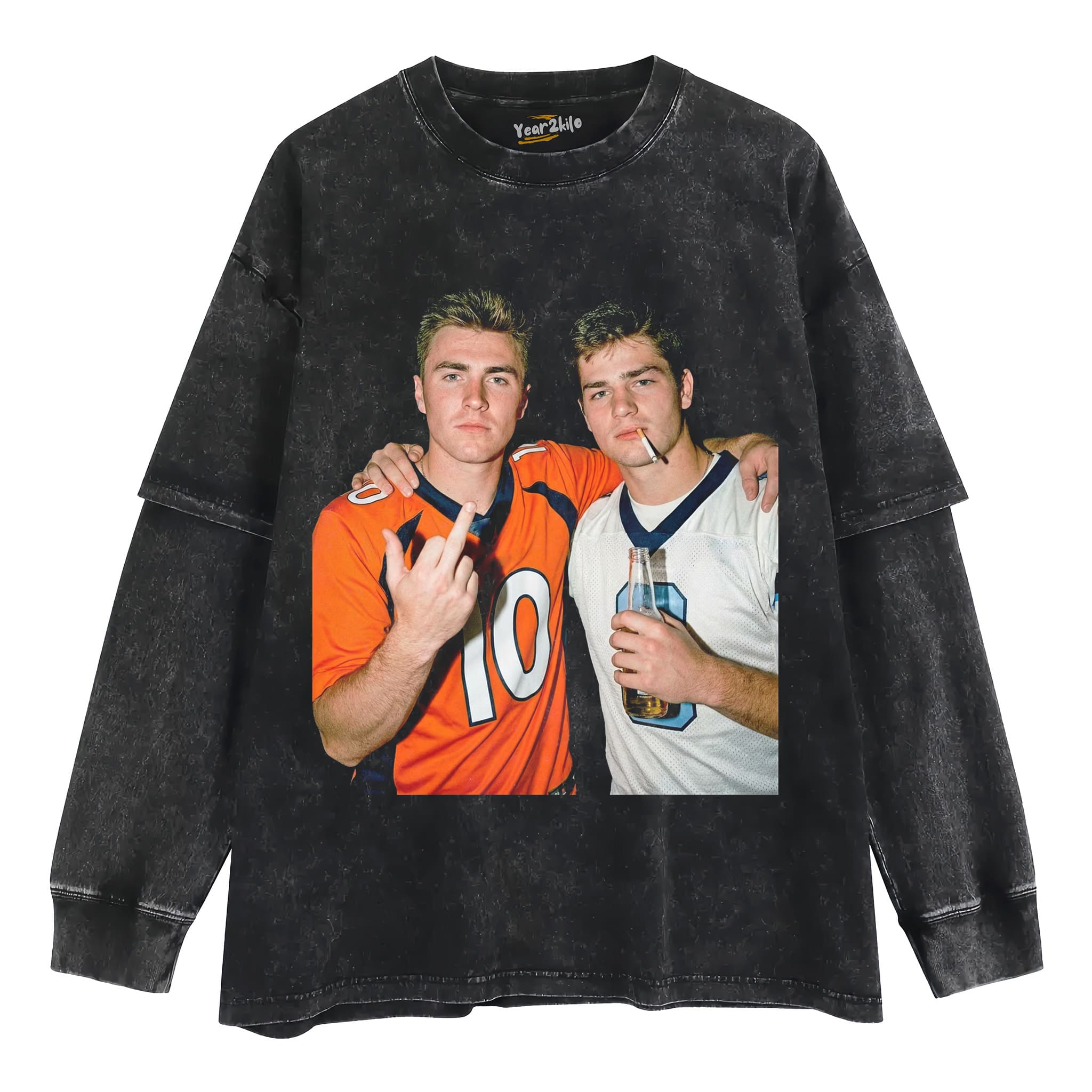 BO NIX & DRAKE MAYE FOOTBALL TANK TOP & TEE & LONG SLEEVE & LAYERED LS & HOODIE