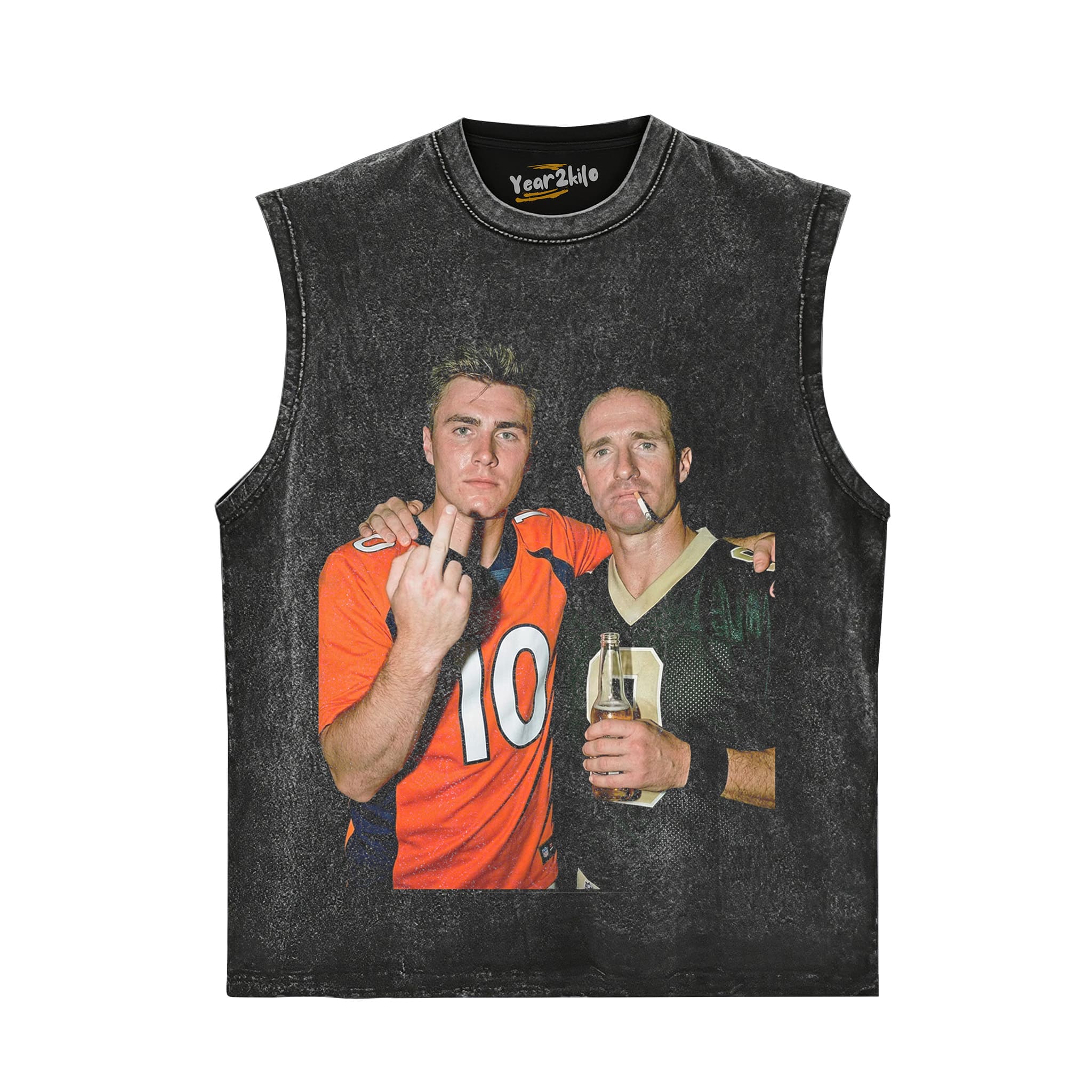 BO NIX & DREW BREES FOOTBALL TANK TOP & TEE & LONG SLEEVE & LAYERED LS & HOODIE