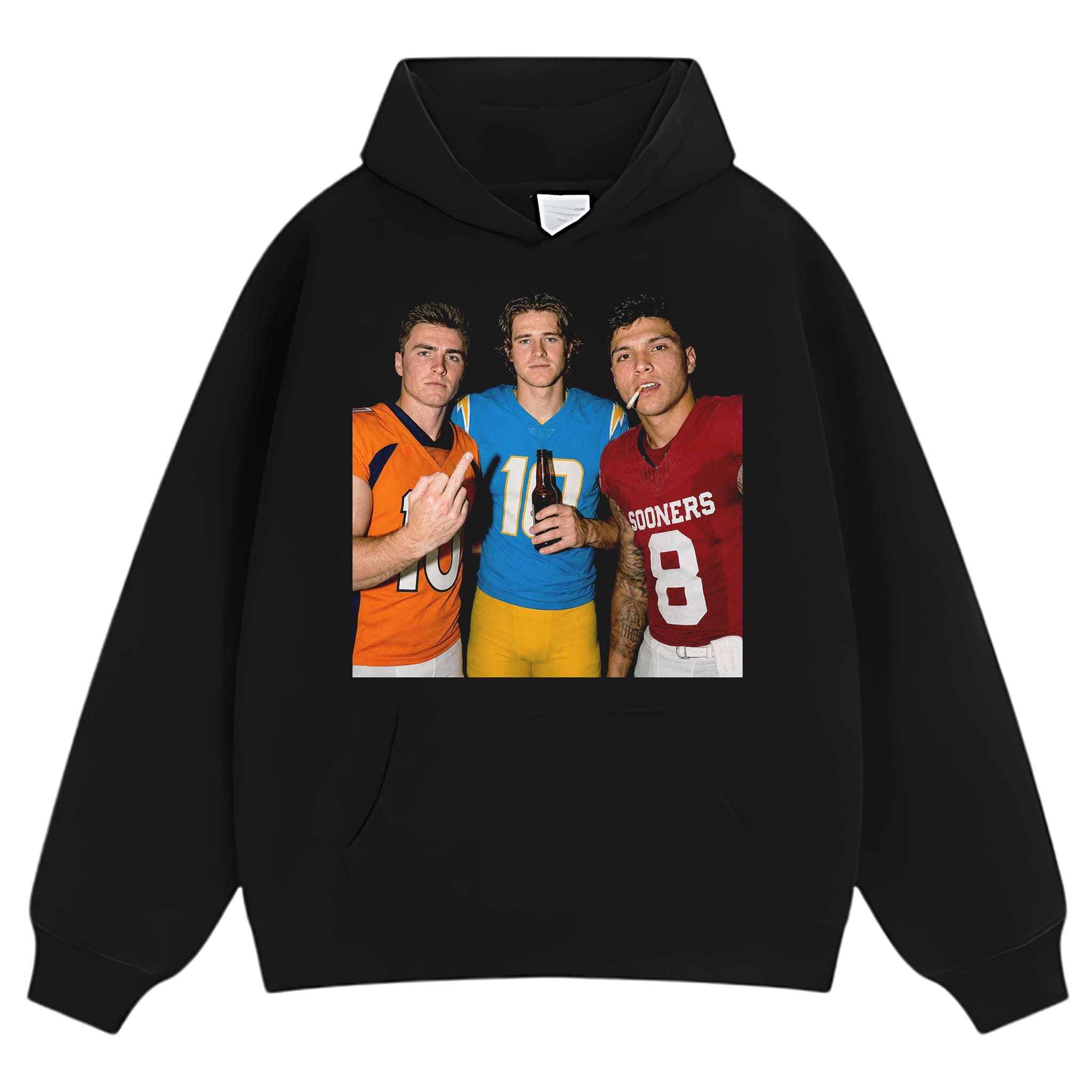 BO NIX & JUSTIN HERBERT & DILLON GABRIEL FOOTBALL TANK TOP & TEE & LONG SLEEVE & LAYERED LS & HOODIE