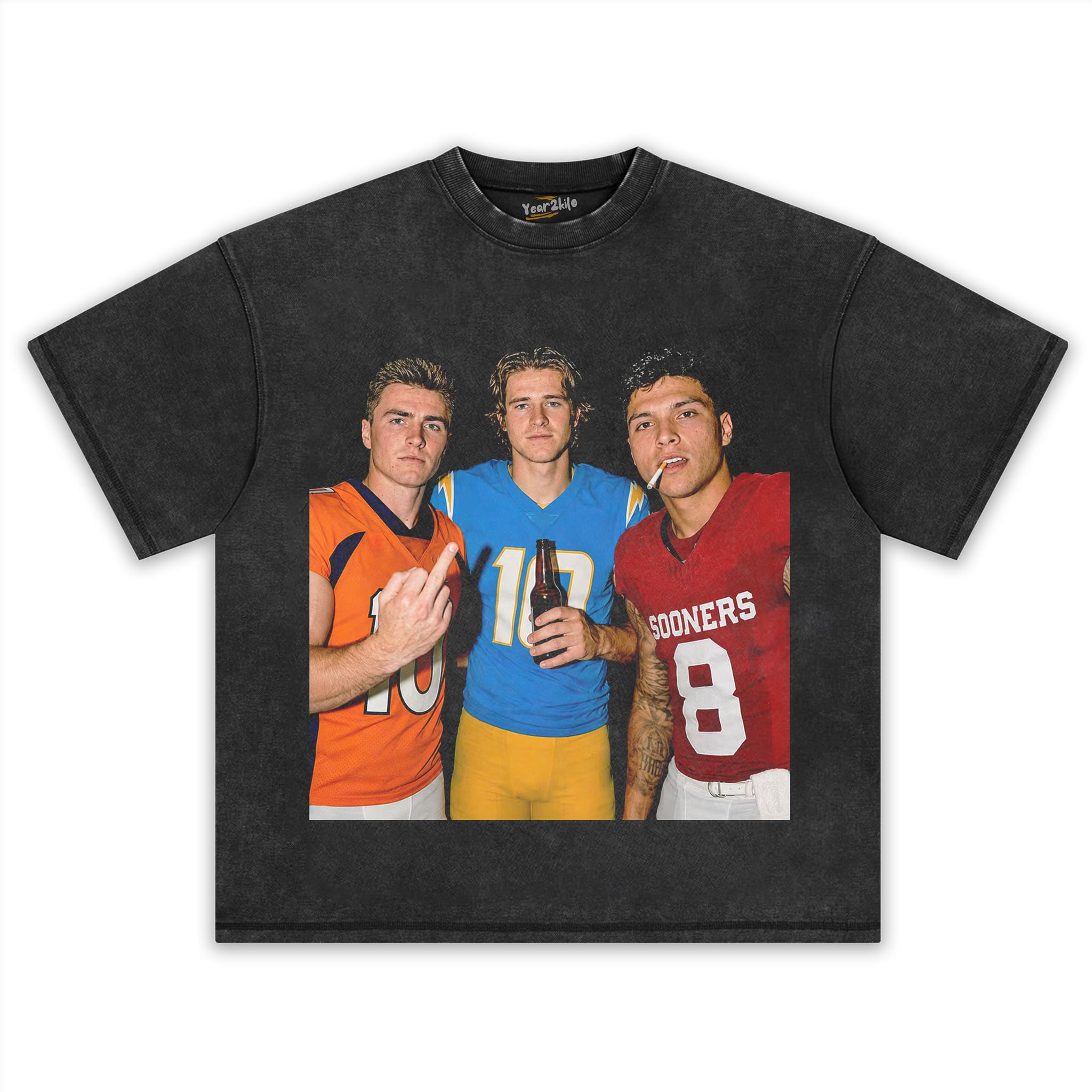 BO NIX & JUSTIN HERBERT & DILLON GABRIEL FOOTBALL TANK TOP & TEE & LONG SLEEVE & LAYERED LS & HOODIE