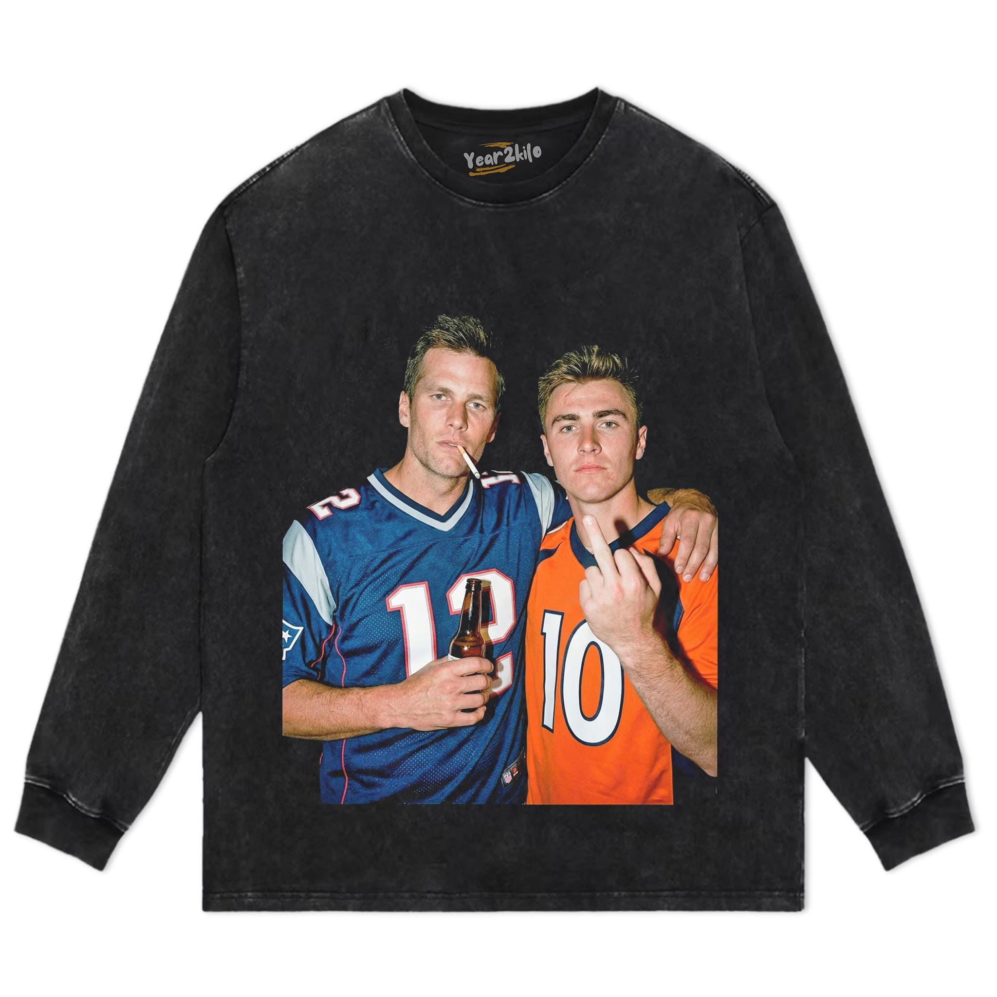 BO NIX & TOM BRADY FOOTBALL TANK TOP & TEE & LONG SLEEVE & LAYERED LS & HOODIE