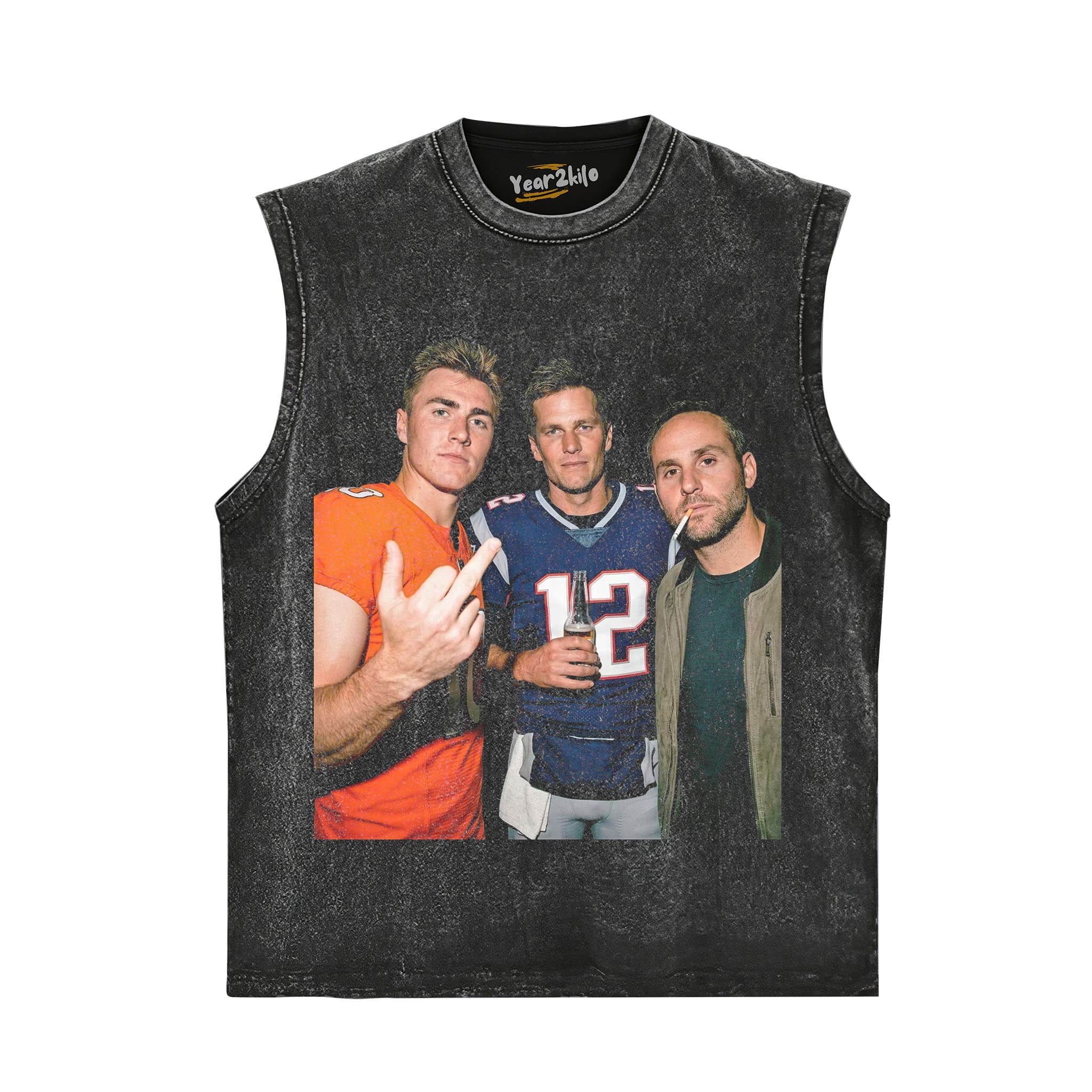 BO NIX & TOM BRADY & MICHAEL RUBIN FOOTBALL TANK TOP & TEE & LONG SLEEVE & LAYERED LS & HOODIE