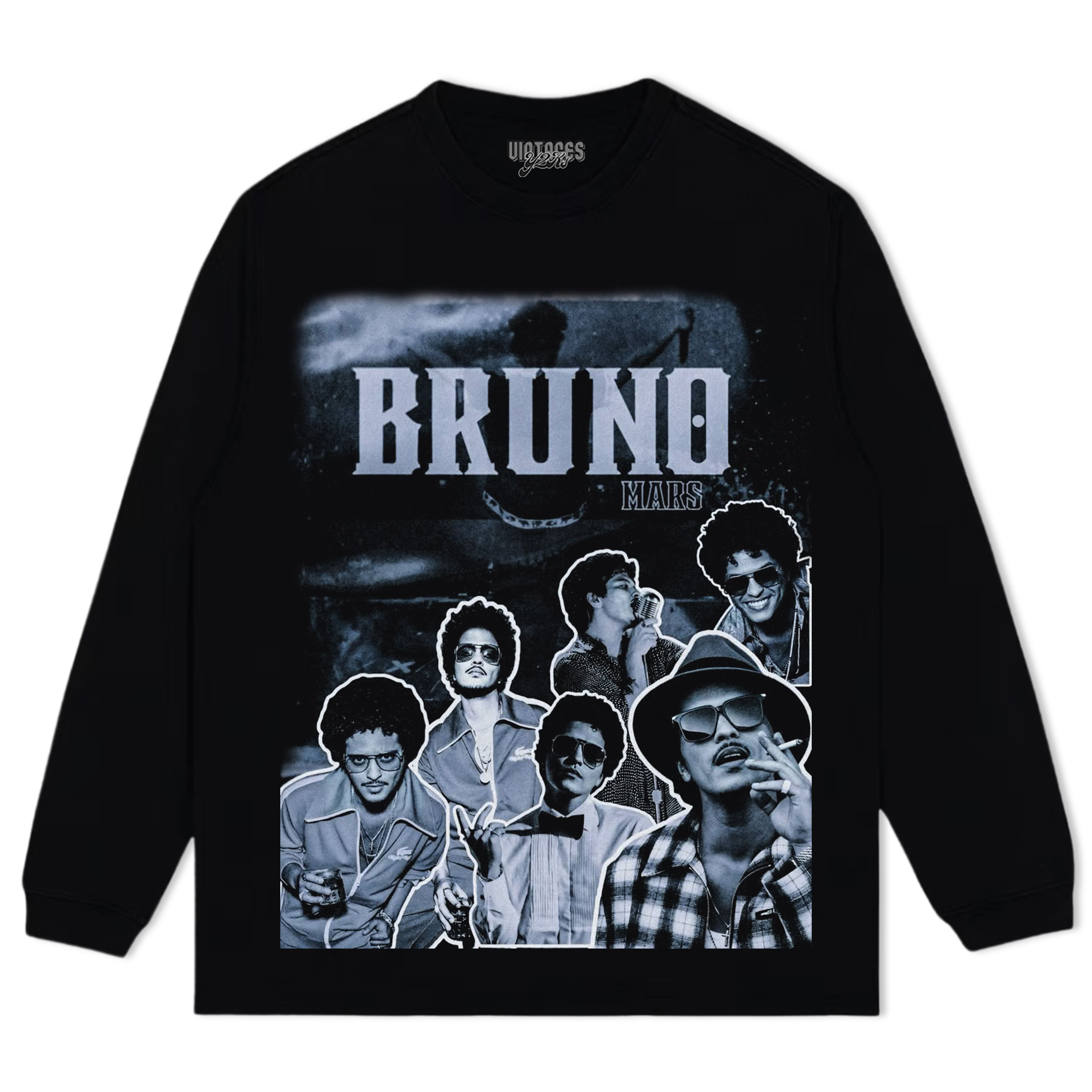 BRUNO MARS-VINTAGE STYLE V3 TEE & LS & HOODIE