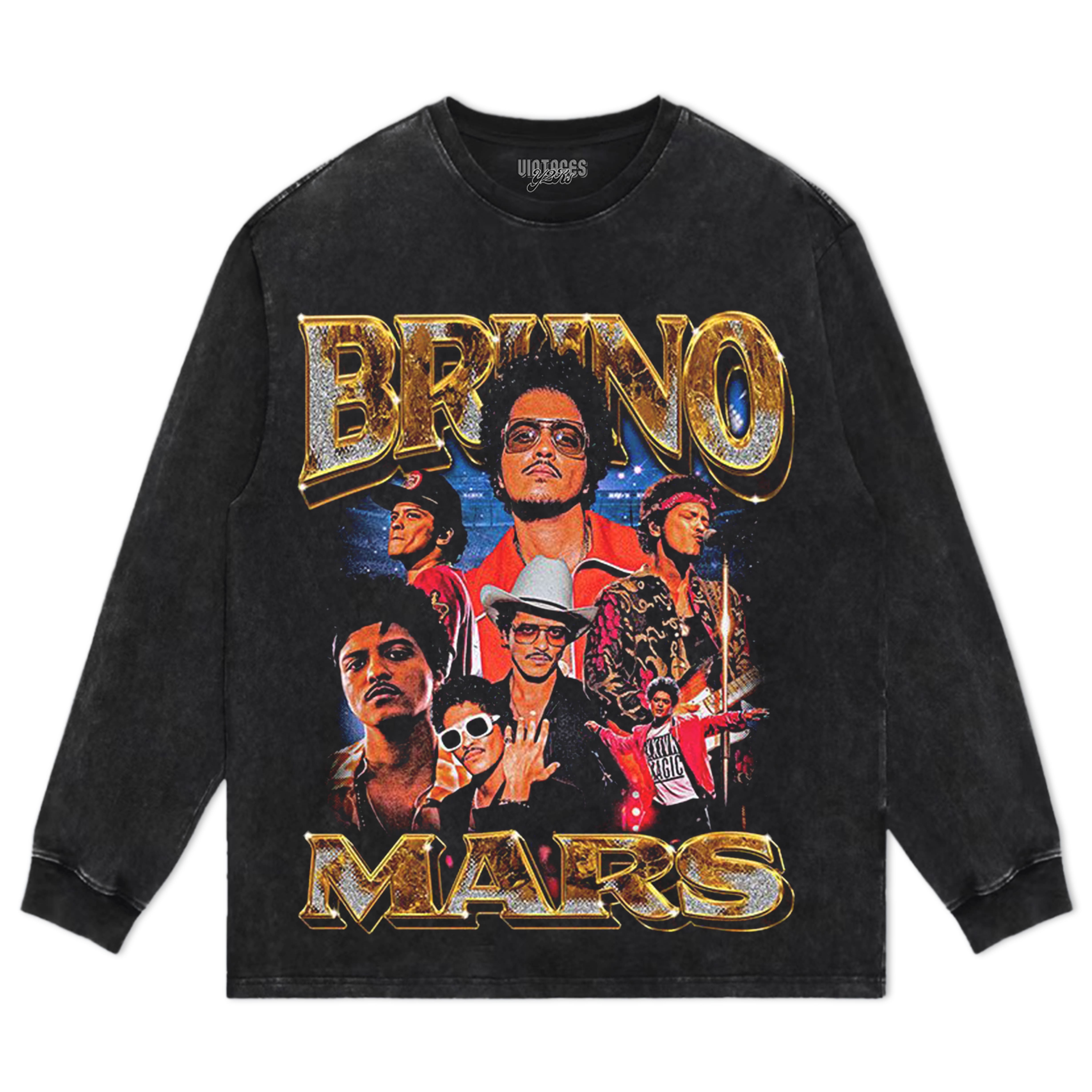 BRUNO MARS-VINTAGE STYLE TEE & LS & HOODIE