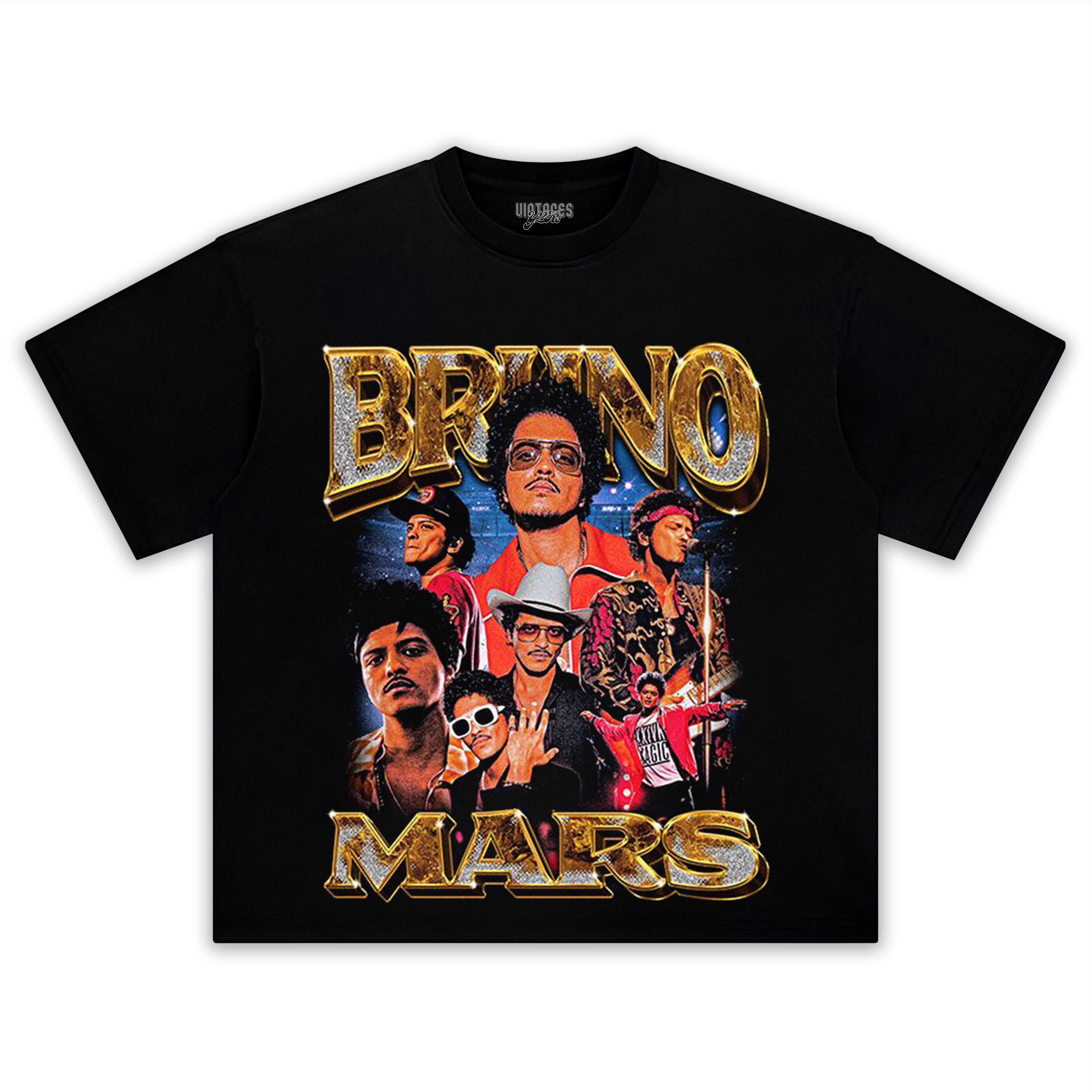 BRUNO MARS-VINTAGE STYLE TEE & LS & HOODIE