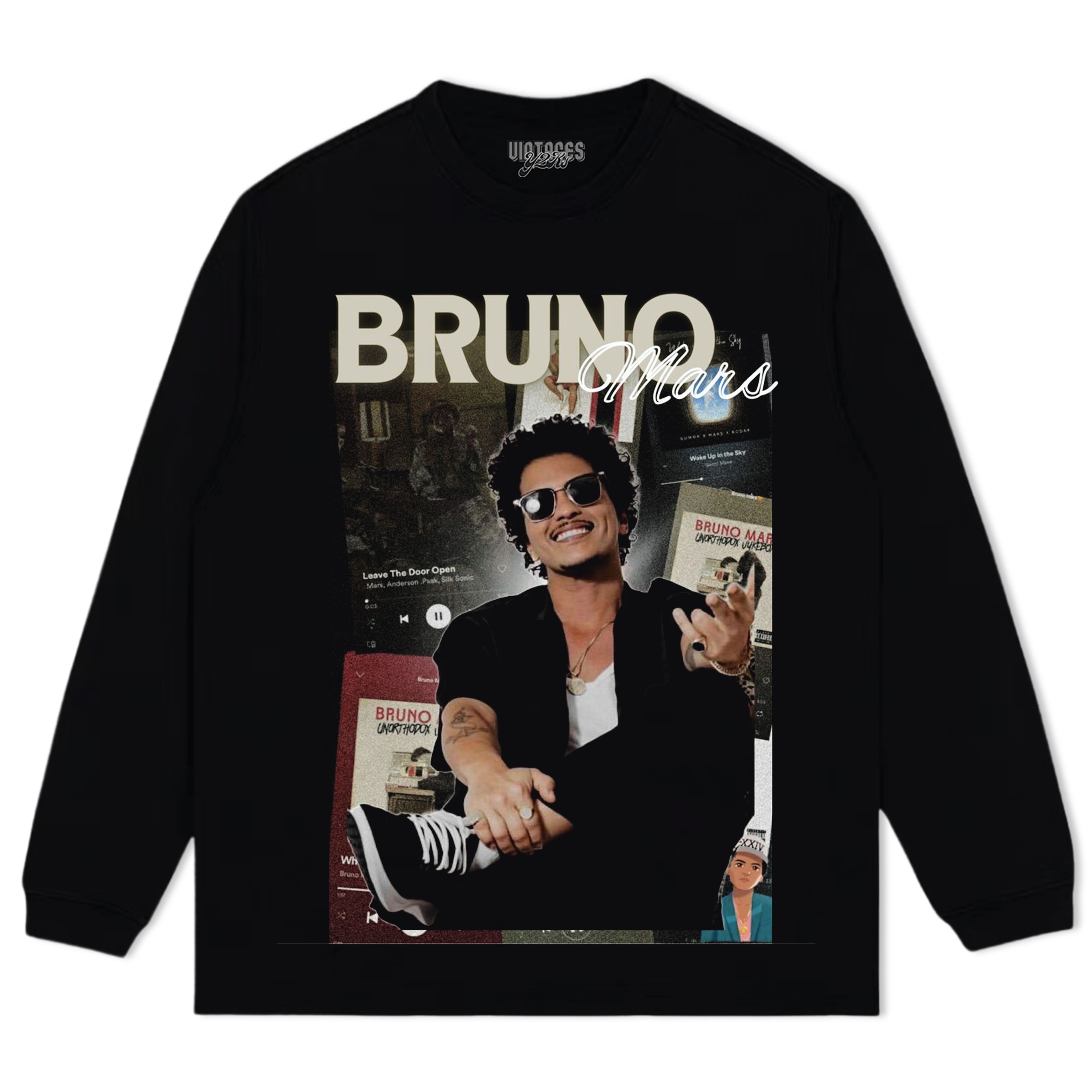 BRUNO MARS-VINTAGE V3 TEE & LS & HOODIE