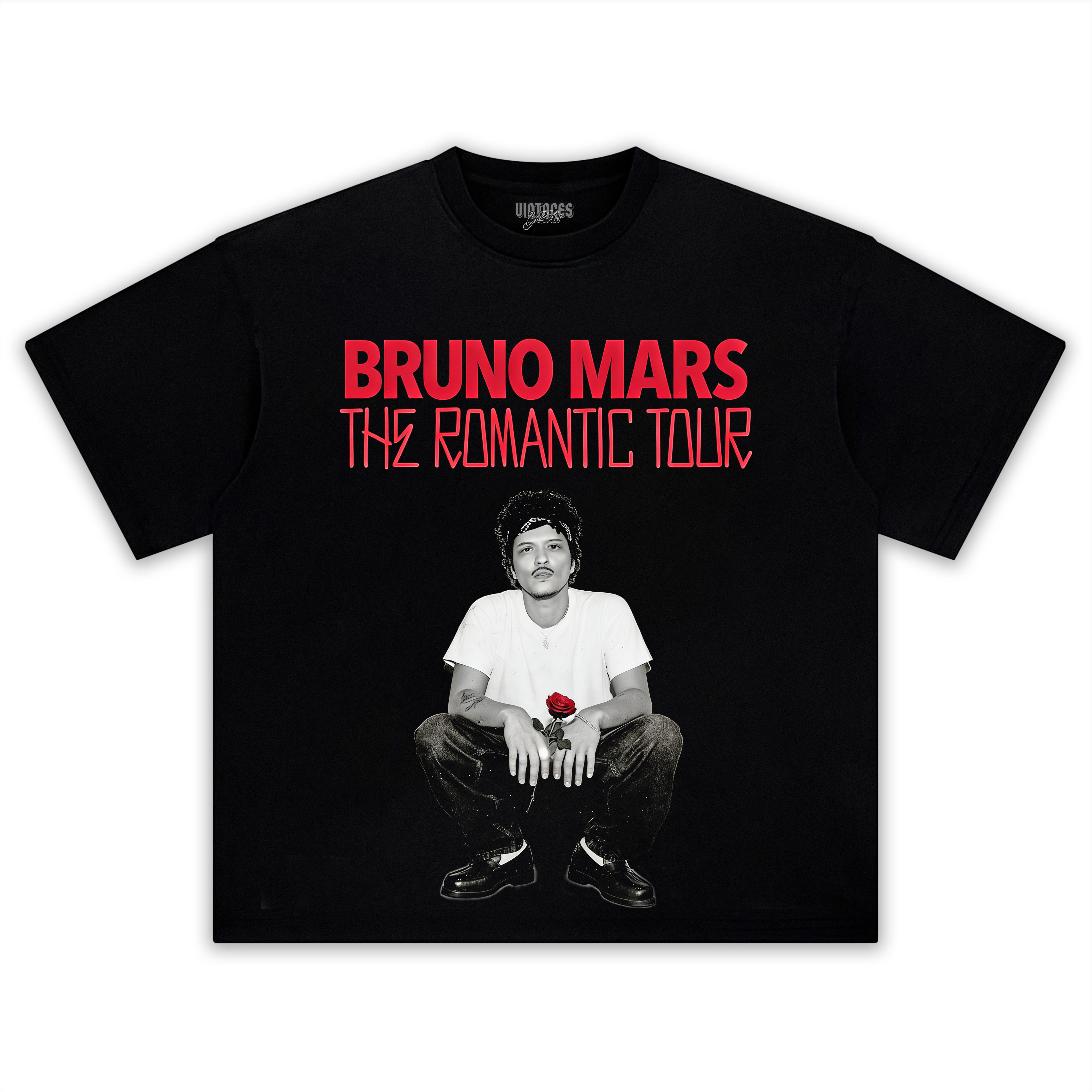 BRUNO MARS & THE ROMANTIC TOUR TEE & LS & HOODIE