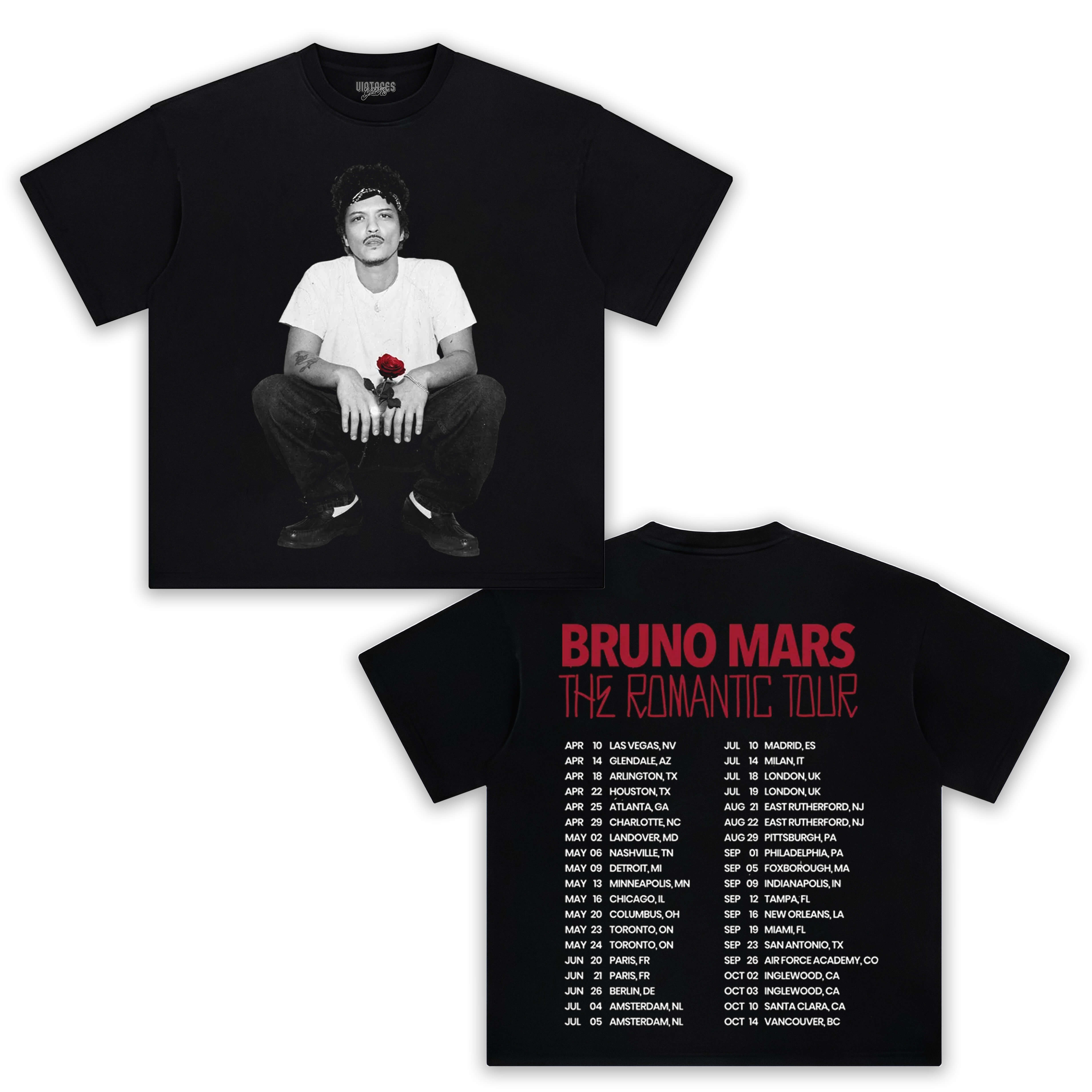 BRUNO MARS & THE ROMANTIC TOUR V2 TEE