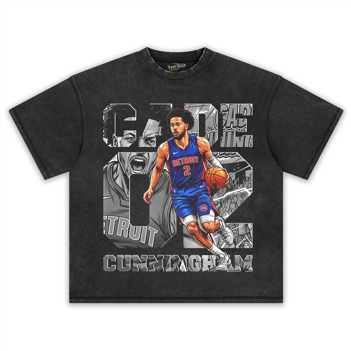 CADE CUNNINGHAM RETRO COMIC MANGA GRAPHIC TANK TOP & TEE & LONG SLEEVE & LAYERED LS & HOODIE