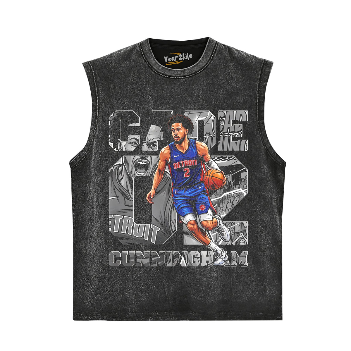 CADE CUNNINGHAM RETRO COMIC MANGA GRAPHIC TANK TOP & TEE & LONG SLEEVE & LAYERED LS & HOODIE
