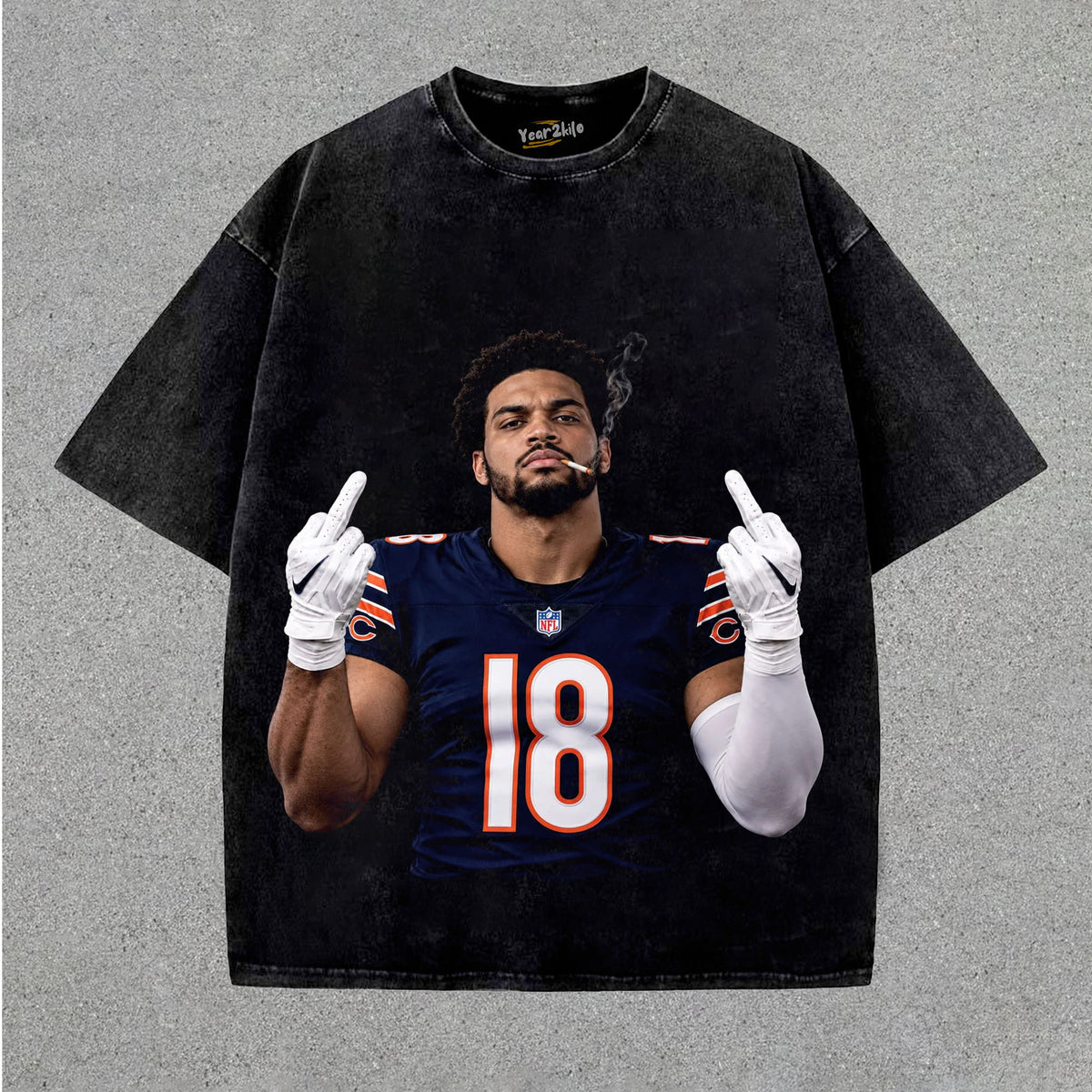CALEB WILLIAMS - MIDDLE FINGER TANK TOP & TEE & LONG SLEEVE & LAYERED LS & HOODIE