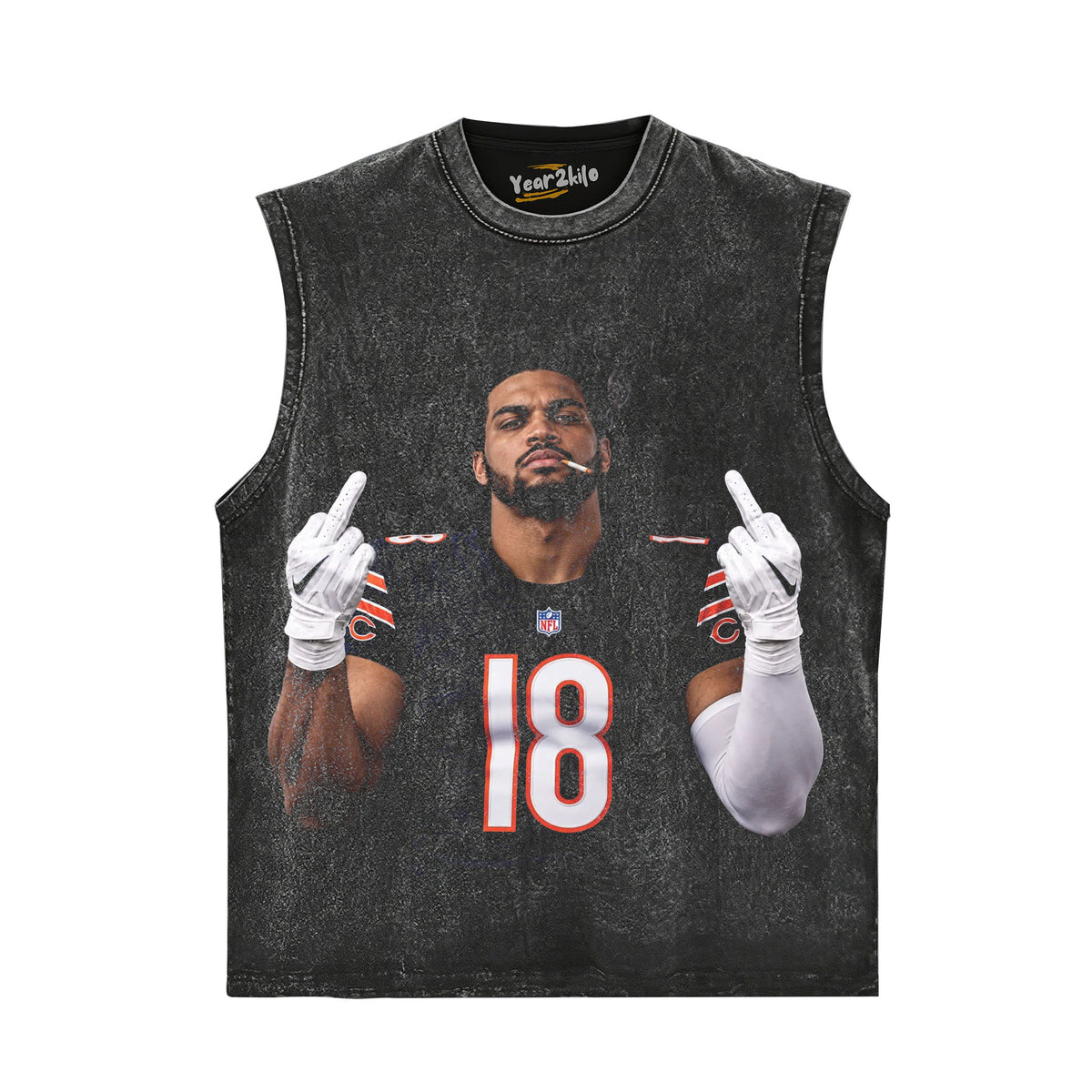 CALEB WILLIAMS - MIDDLE FINGER TANK TOP & TEE & LONG SLEEVE & LAYERED LS & HOODIE