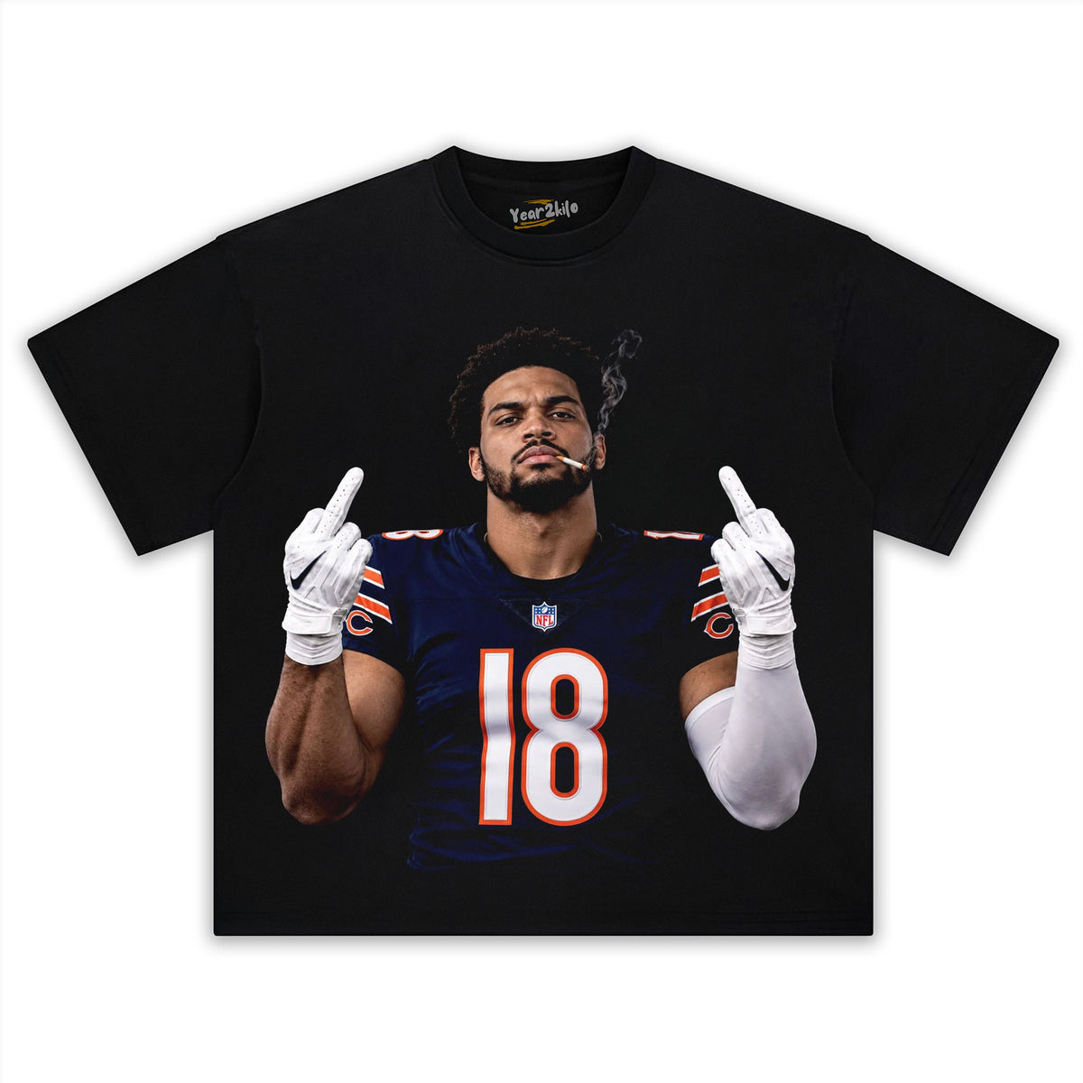 CALEB WILLIAMS - MIDDLE FINGER TANK TOP & TEE & LONG SLEEVE & LAYERED LS & HOODIE