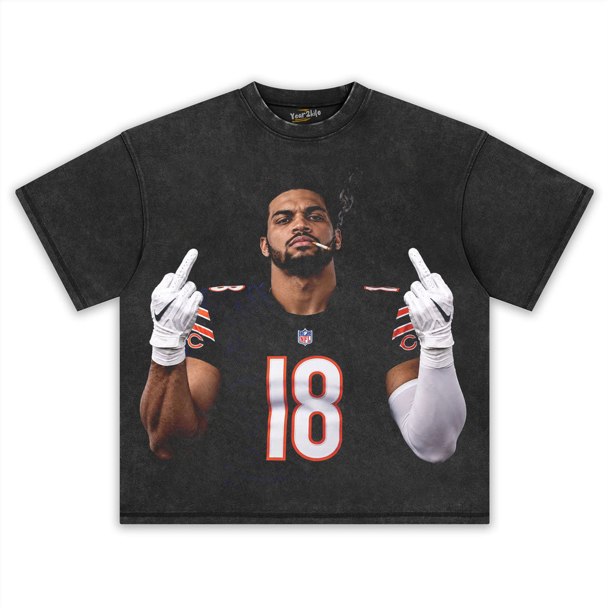 CALEB WILLIAMS - MIDDLE FINGER TANK TOP & TEE & LONG SLEEVE & LAYERED LS & HOODIE