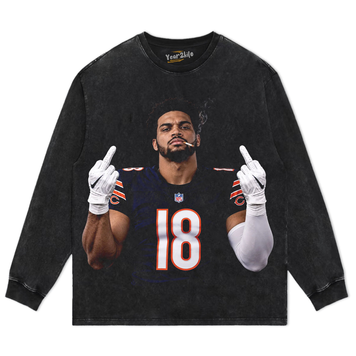 CALEB WILLIAMS - MIDDLE FINGER TANK TOP & TEE & LONG SLEEVE & LAYERED LS & HOODIE