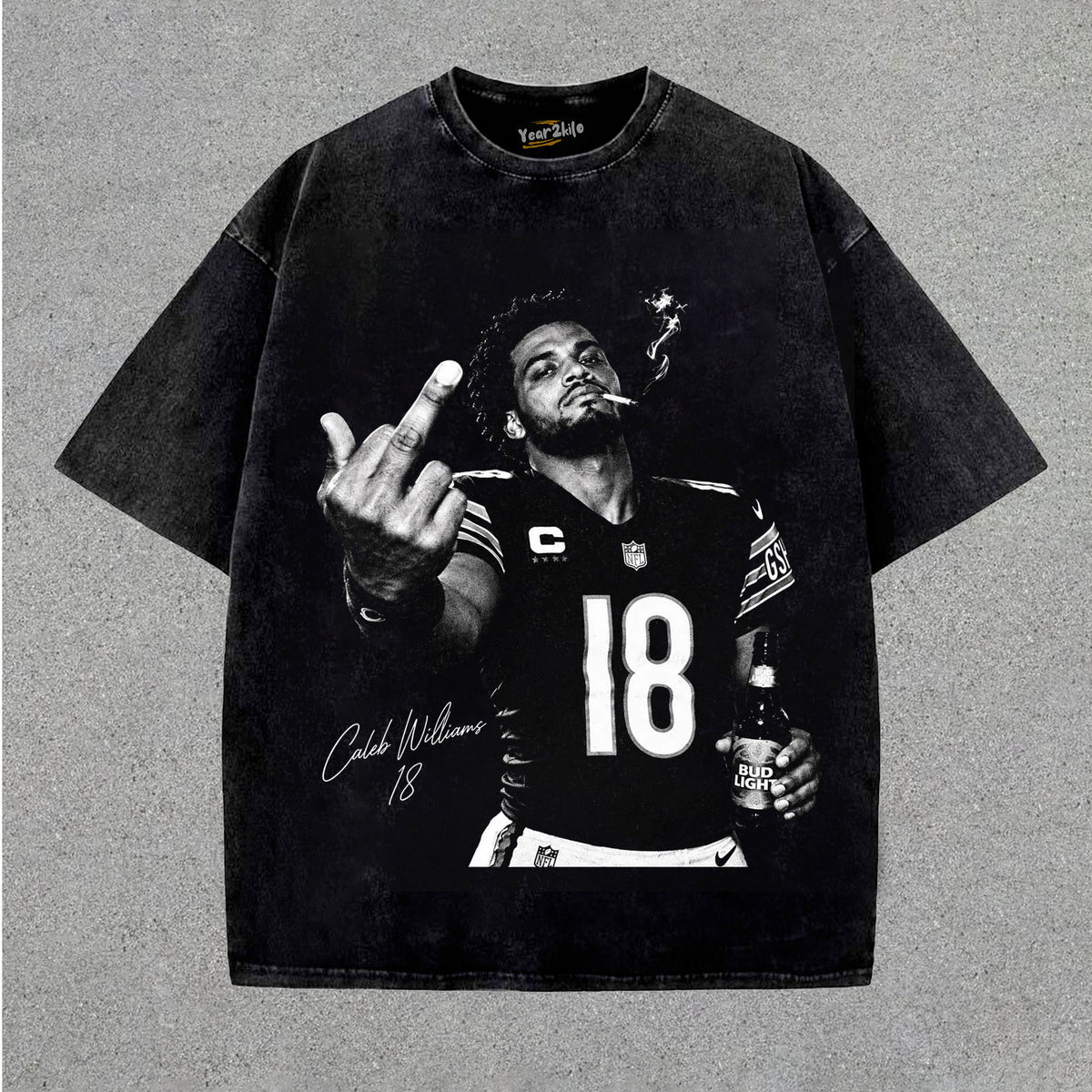 CALEB WILLIAMS - MIDDLE FINGER V2 TANK TOP & TEE & LONG SLEEVE & LAYERED LS & HOODIE