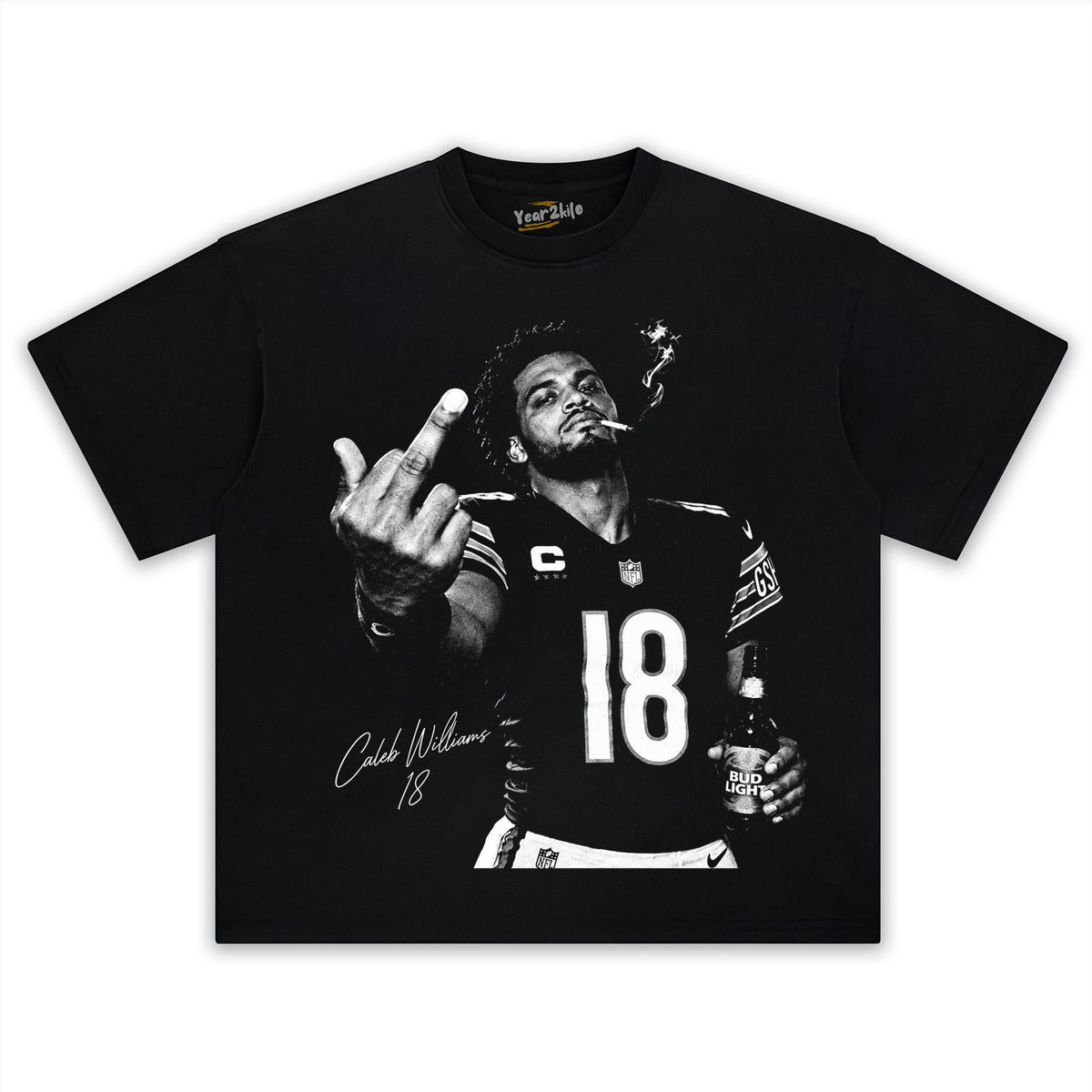 CALEB WILLIAMS - MIDDLE FINGER V2 TANK TOP & TEE & LONG SLEEVE & LAYERED LS & HOODIE