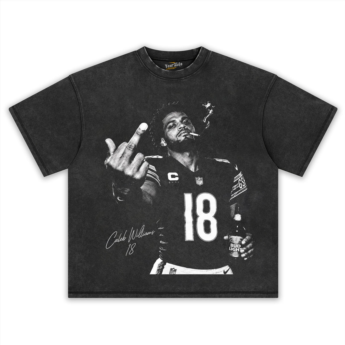 CALEB WILLIAMS - MIDDLE FINGER V2 TANK TOP & TEE & LONG SLEEVE & LAYERED LS & HOODIE