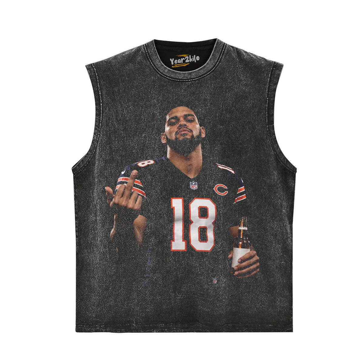 CALEB WILLIAMS - MIDDLE FINGER V4 TANK TOP & TEE & LONG SLEEVE & LAYERED LS & HOODIE