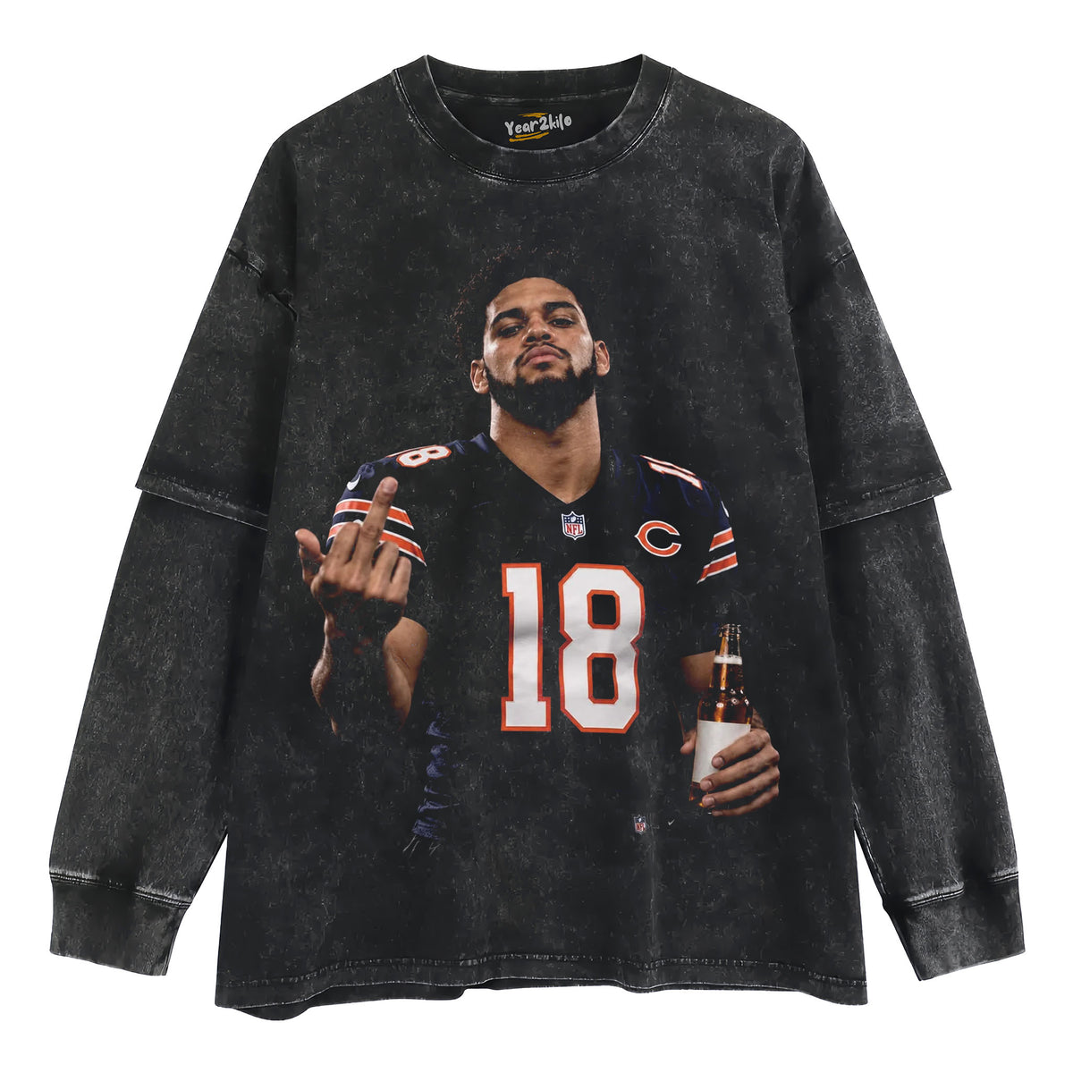 CALEB WILLIAMS - MIDDLE FINGER V4 TANK TOP & TEE & LONG SLEEVE & LAYERED LS & HOODIE