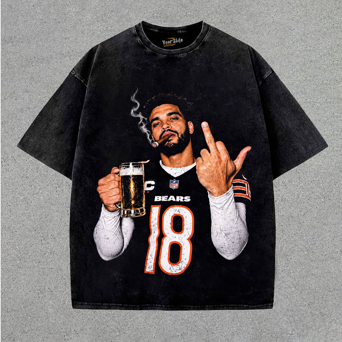 CALEB WILLIAMS - MIDDLE FINGER V5 TANK TOP & TEE & LONG SLEEVE & LAYERED LS & HOODIE