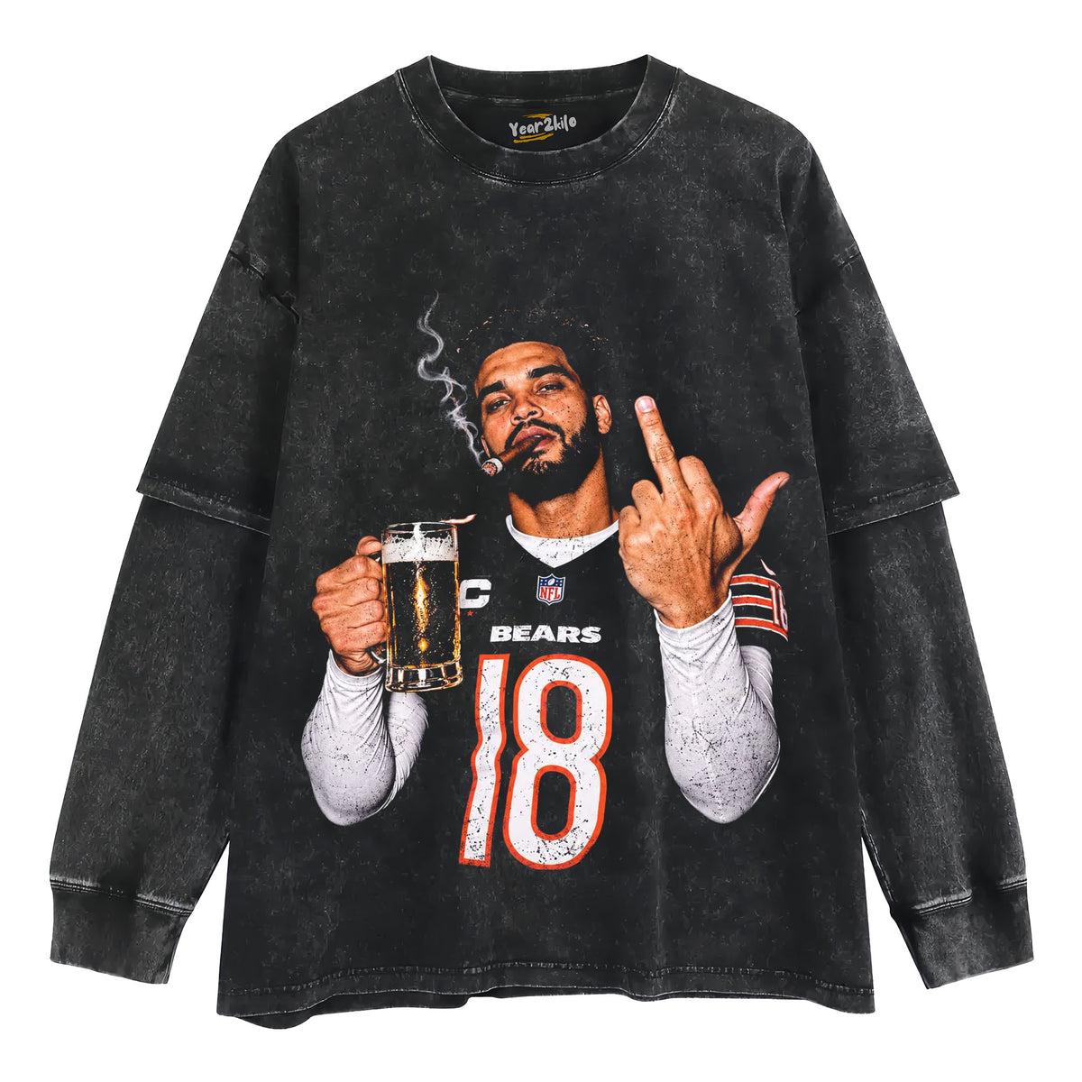 CALEB WILLIAMS - MIDDLE FINGER V5 TANK TOP & TEE & LONG SLEEVE & LAYERED LS & HOODIE