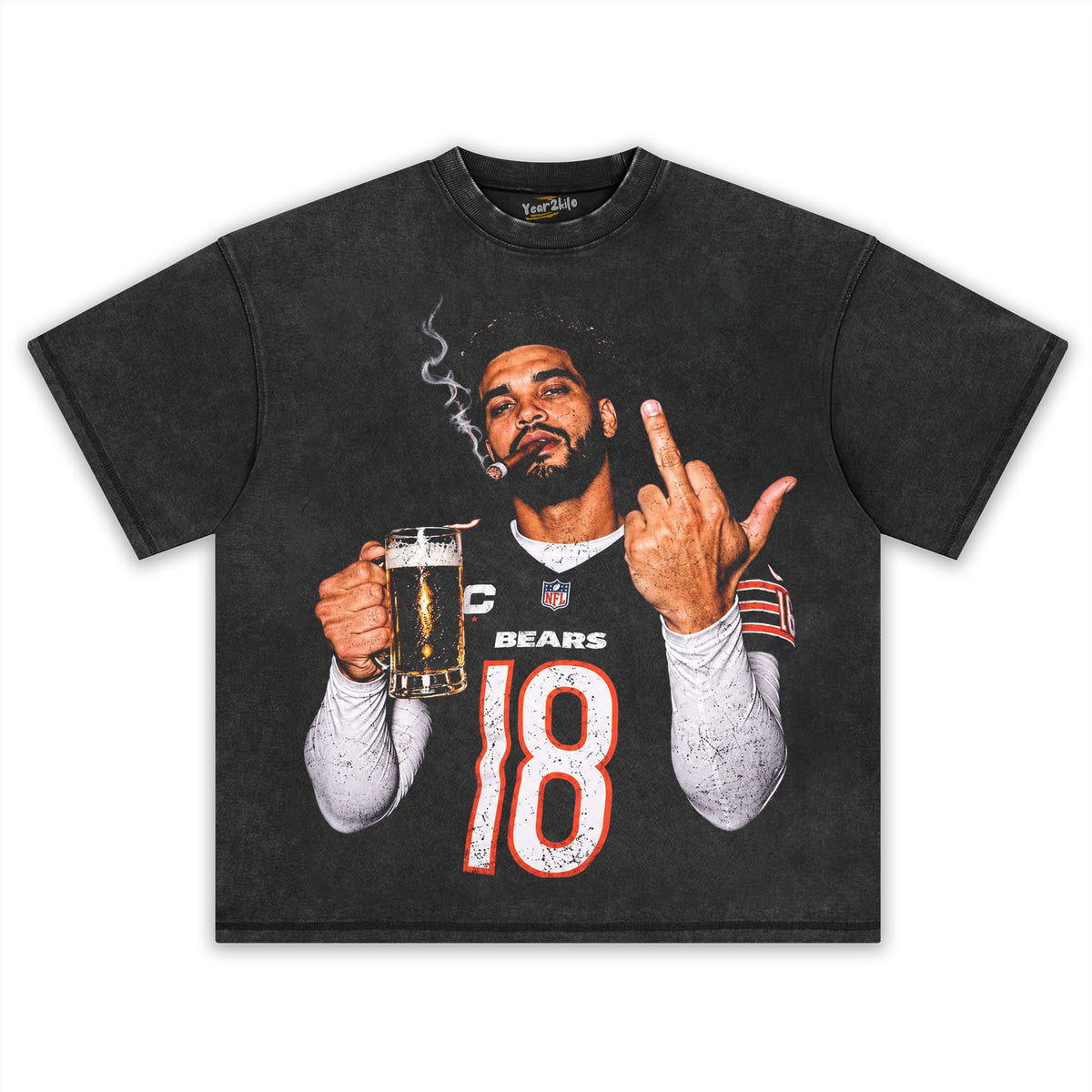 CALEB WILLIAMS - MIDDLE FINGER V5 TANK TOP & TEE & LONG SLEEVE & LAYERED LS & HOODIE