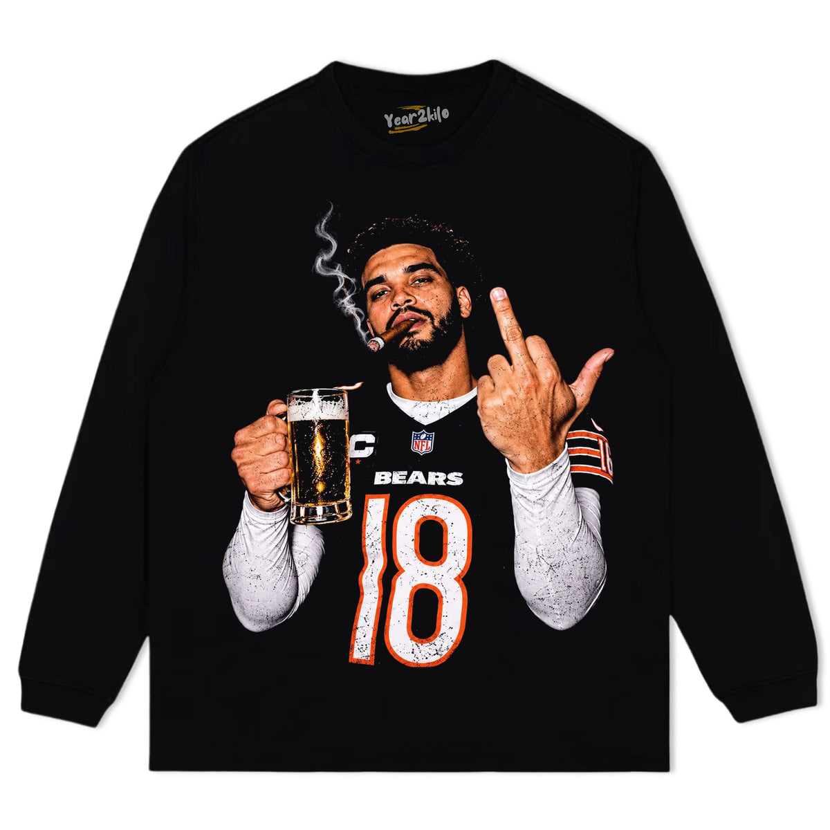 CALEB WILLIAMS - MIDDLE FINGER V5 TANK TOP & TEE & LONG SLEEVE & LAYERED LS & HOODIE