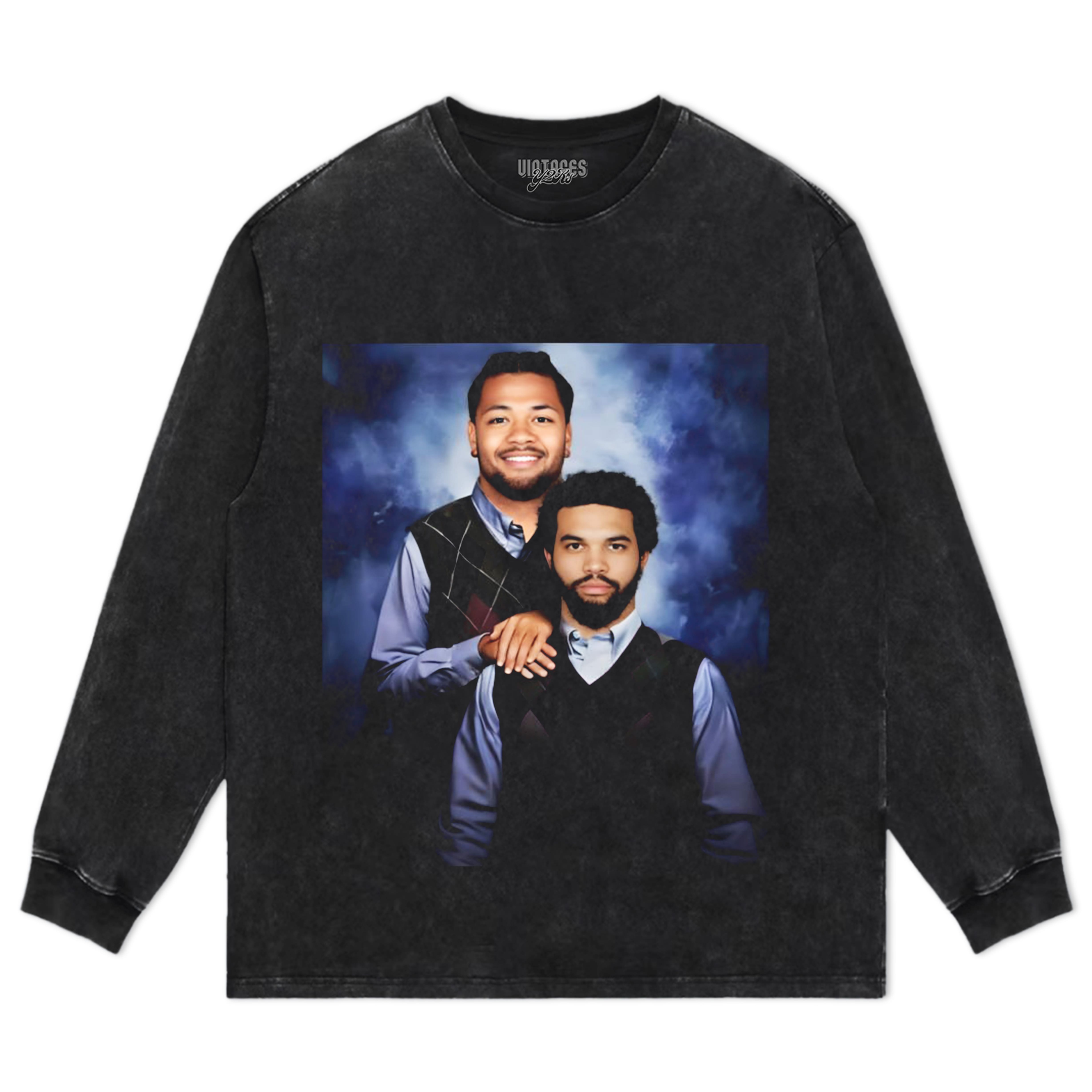 CALEB WILLIAMS & ROME ODUNZE STEP BROTHERS CHICAGO FOOTBALL TEE & LS & HOODIE