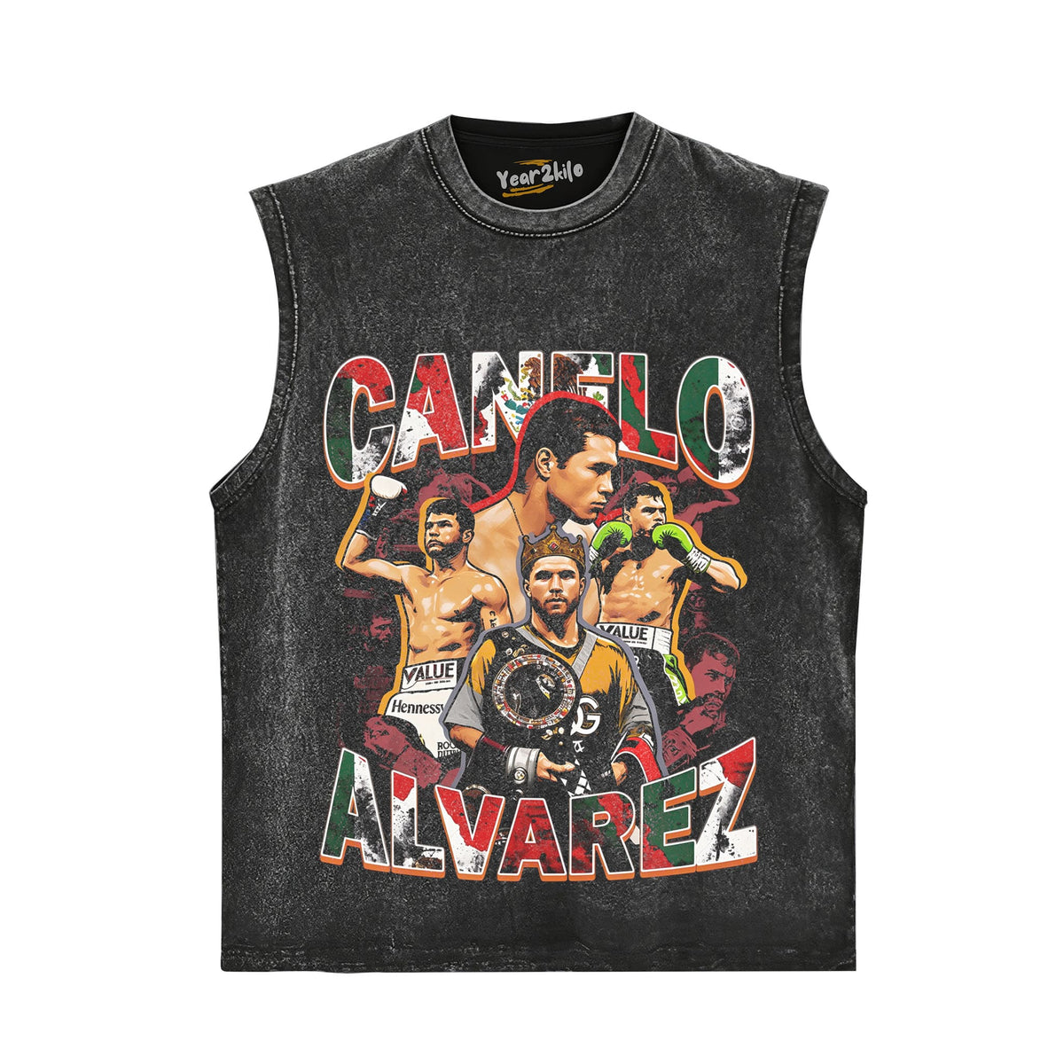 CANELO ALVAREZ BOOTLEG VINTAGE TANK TOP & TEE & LONG SLEEVE & LAYERED LS & HOODIE
