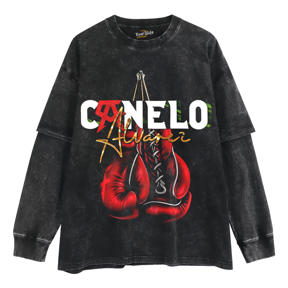 CANELO ALVAREZ BOXING GLOVES TANK TOP & TEE & LONG SLEEVE & LAYERED LS & HOODIE