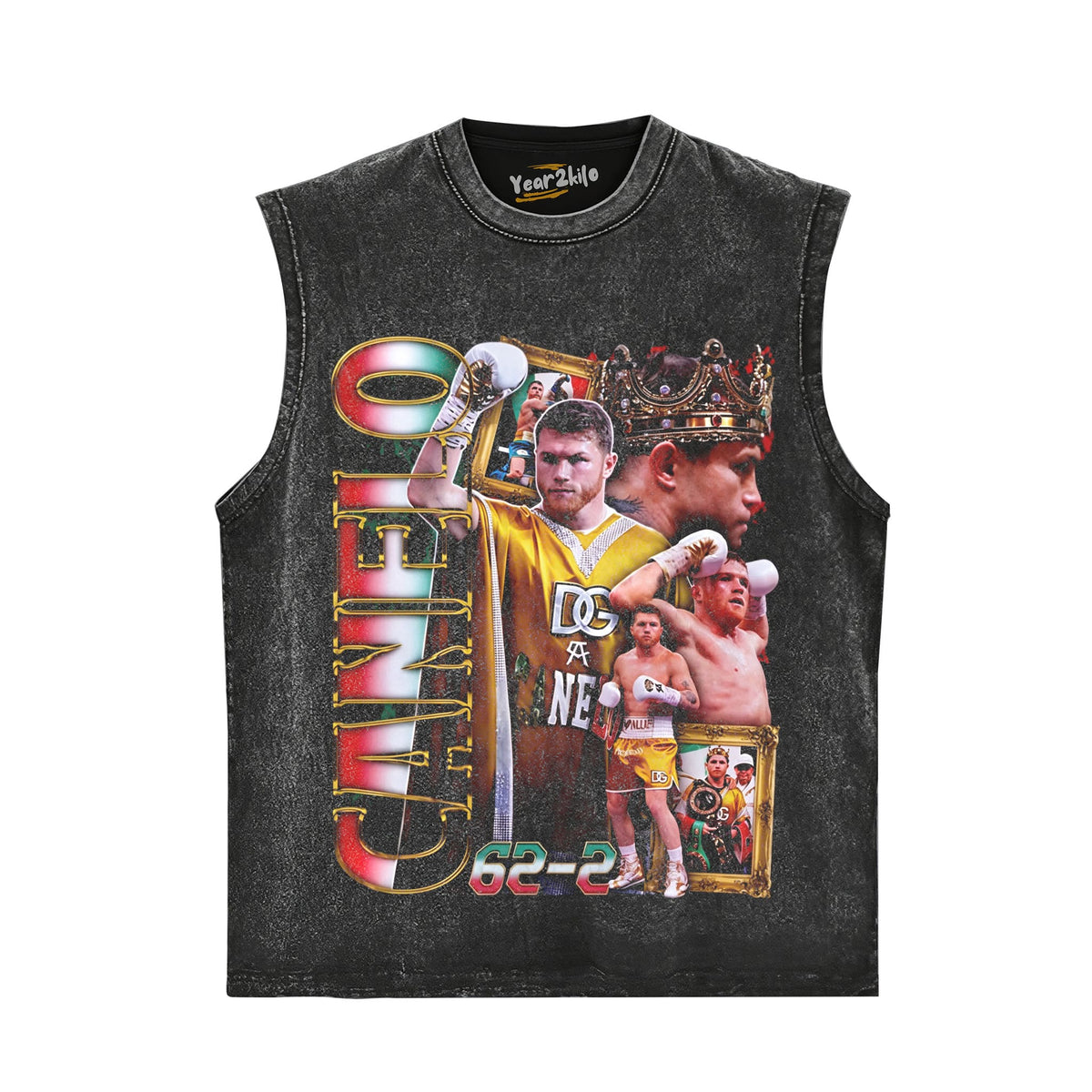 CANELO ALVAREZ FOUR-DIVISION WORLD CHAMPION TANK TOP & TEE & LONG SLEEVE & LAYERED LS & HOODIE