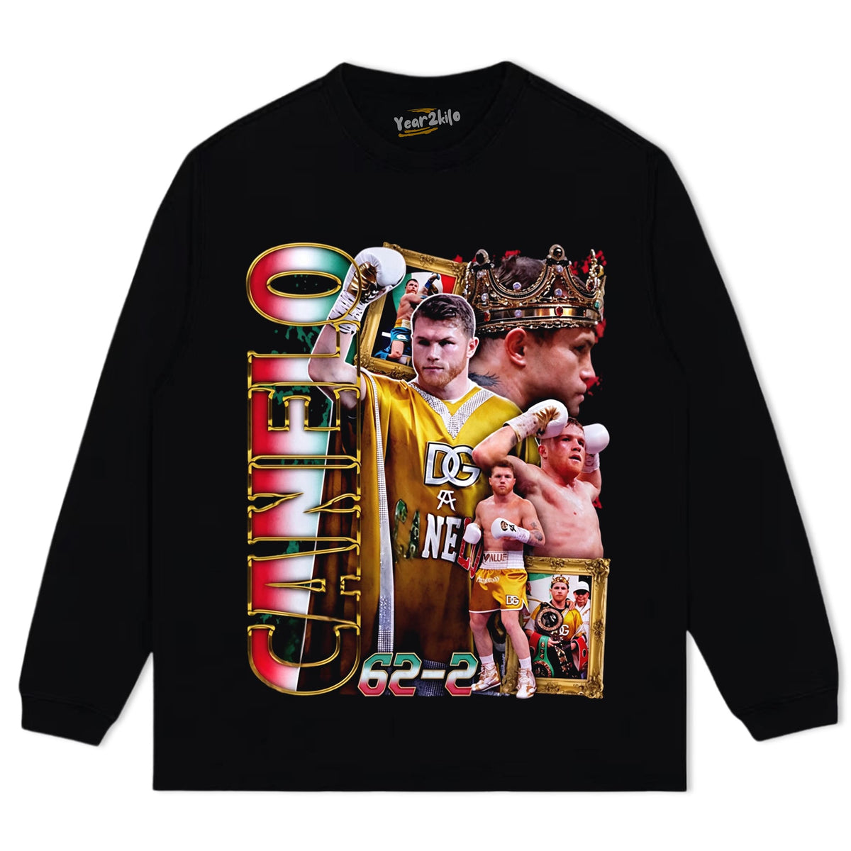 CANELO ALVAREZ FOUR-DIVISION WORLD CHAMPION TANK TOP & TEE & LONG SLEEVE & LAYERED LS & HOODIE